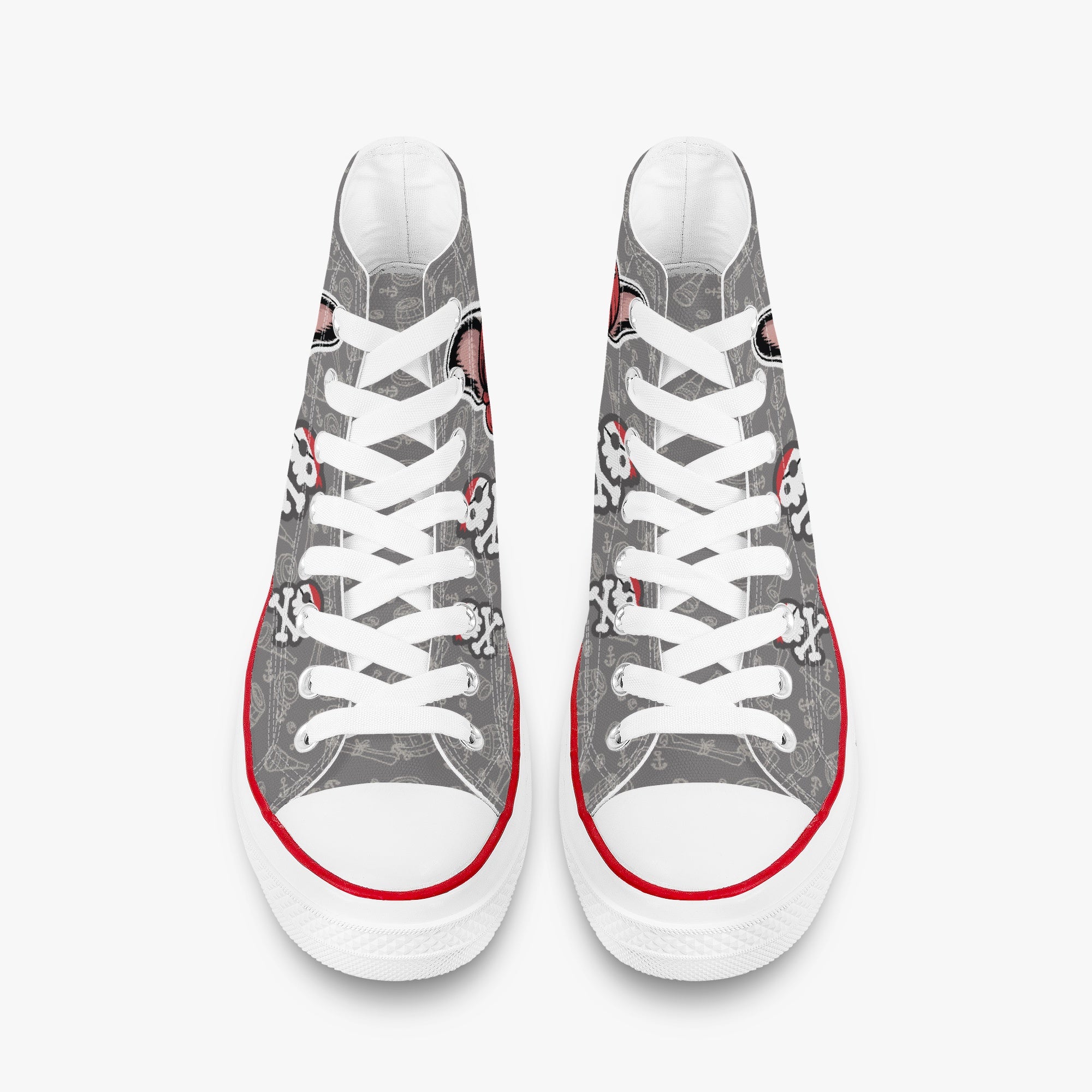 French Bulldog High-Top Casual Footwear for Dog Park Days-fadou