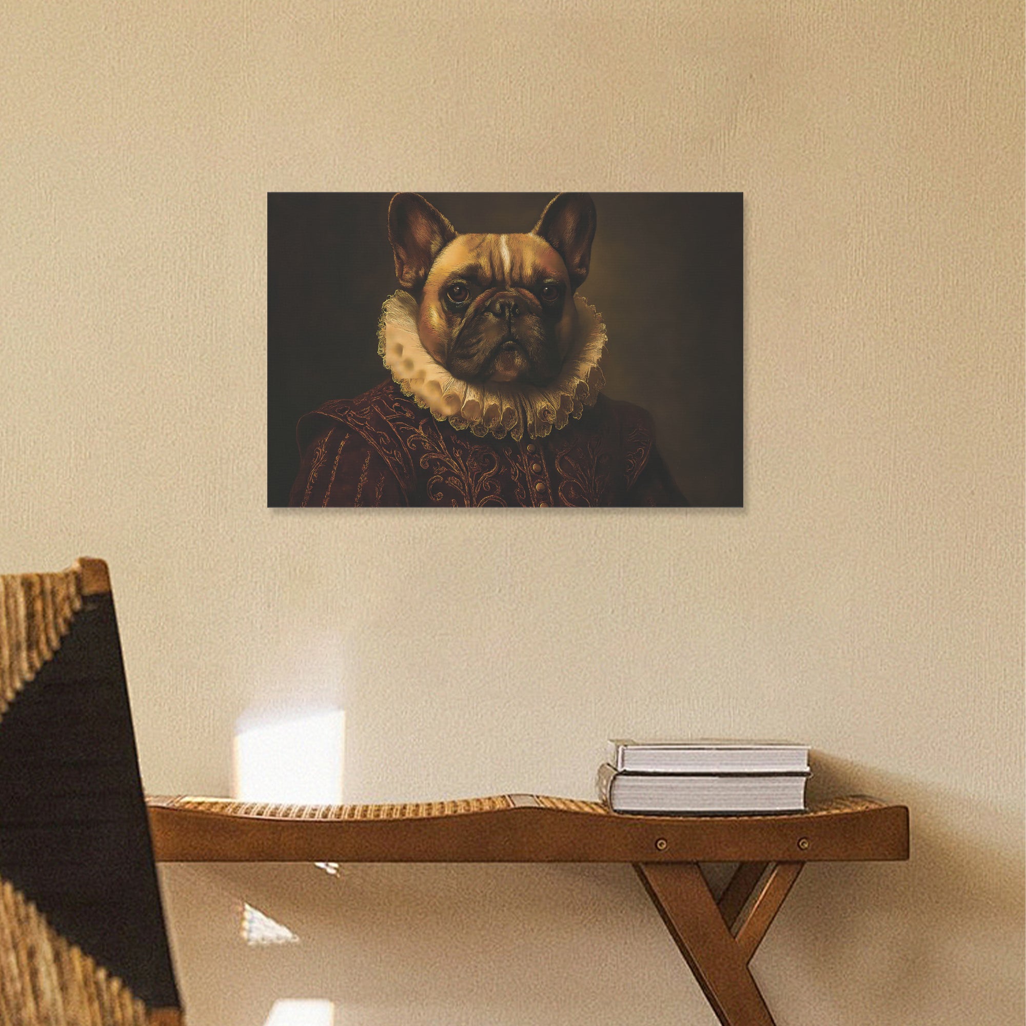 French Bulldog Adorable Canvas Wall Art for Pet Culture-fadou