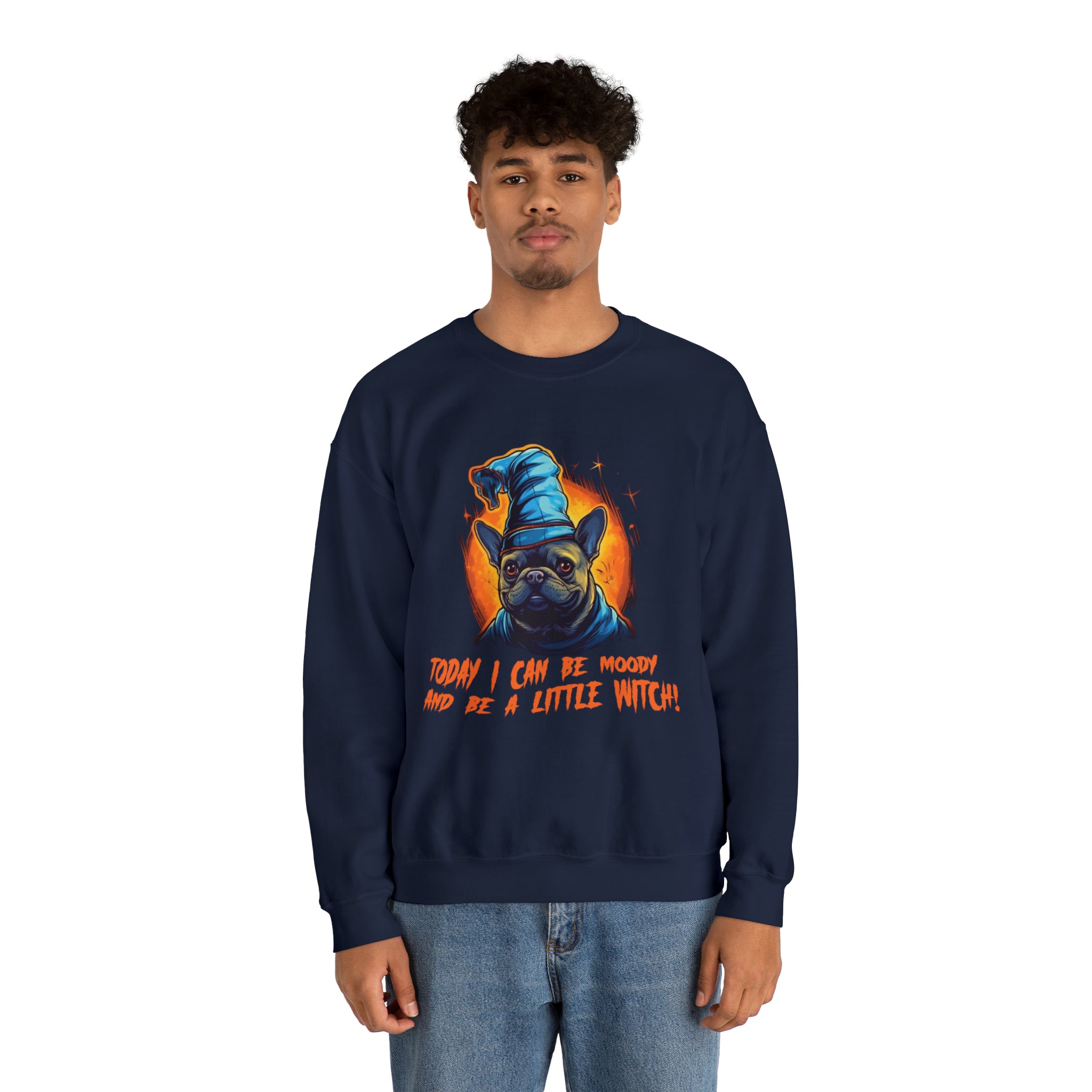 Little Halloween Pet Parent Pullover for Frenchie Enthusiasts-fadou