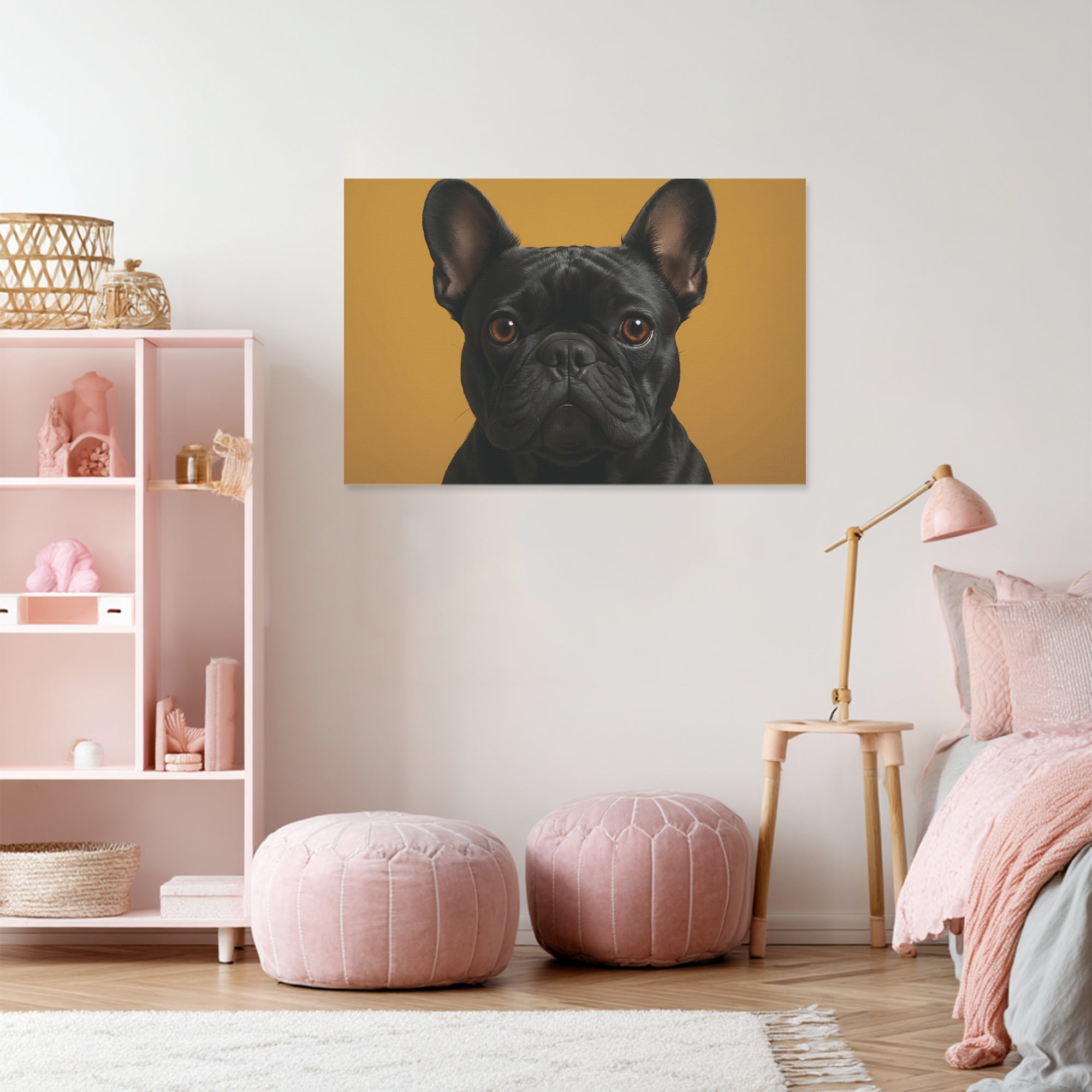 French Bulldog Adorable Decorative Canvas for Bulldog Owners-fadou