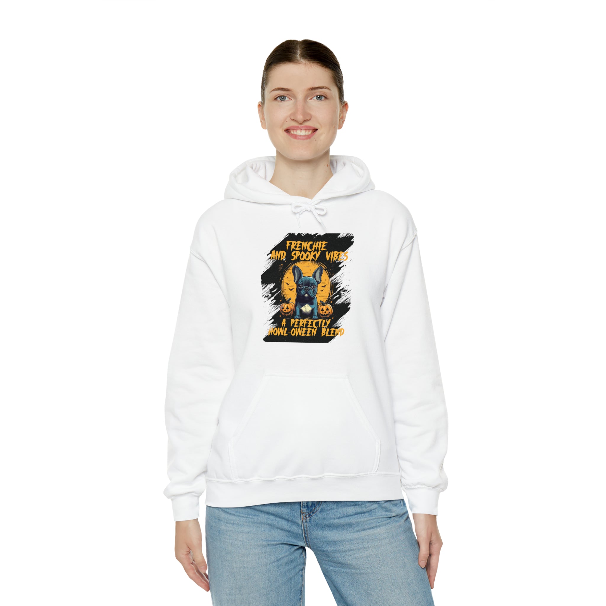 French Bulldog Halloween Dog Mom Hoodie for Dog Moms & Dads-fadou