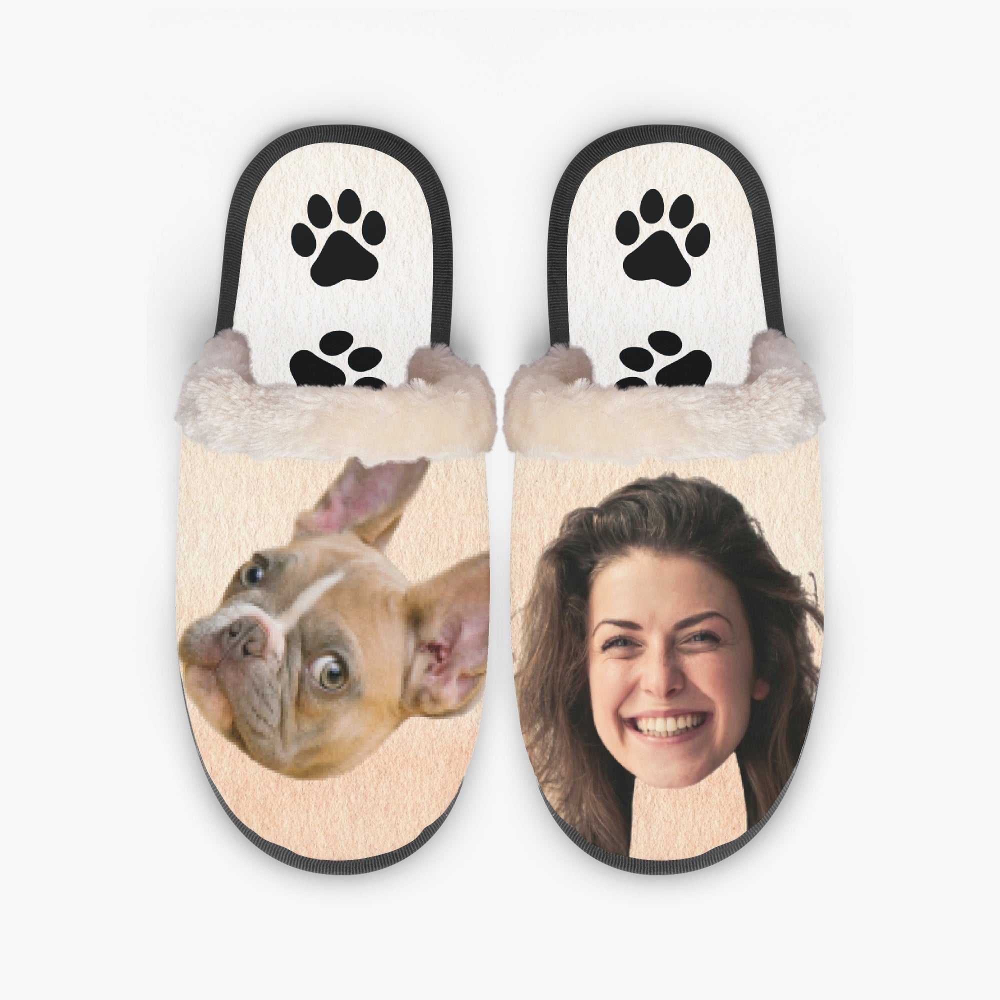 Personalized Cozy House Slippers for Frenchie Enthusiasts-fadou
