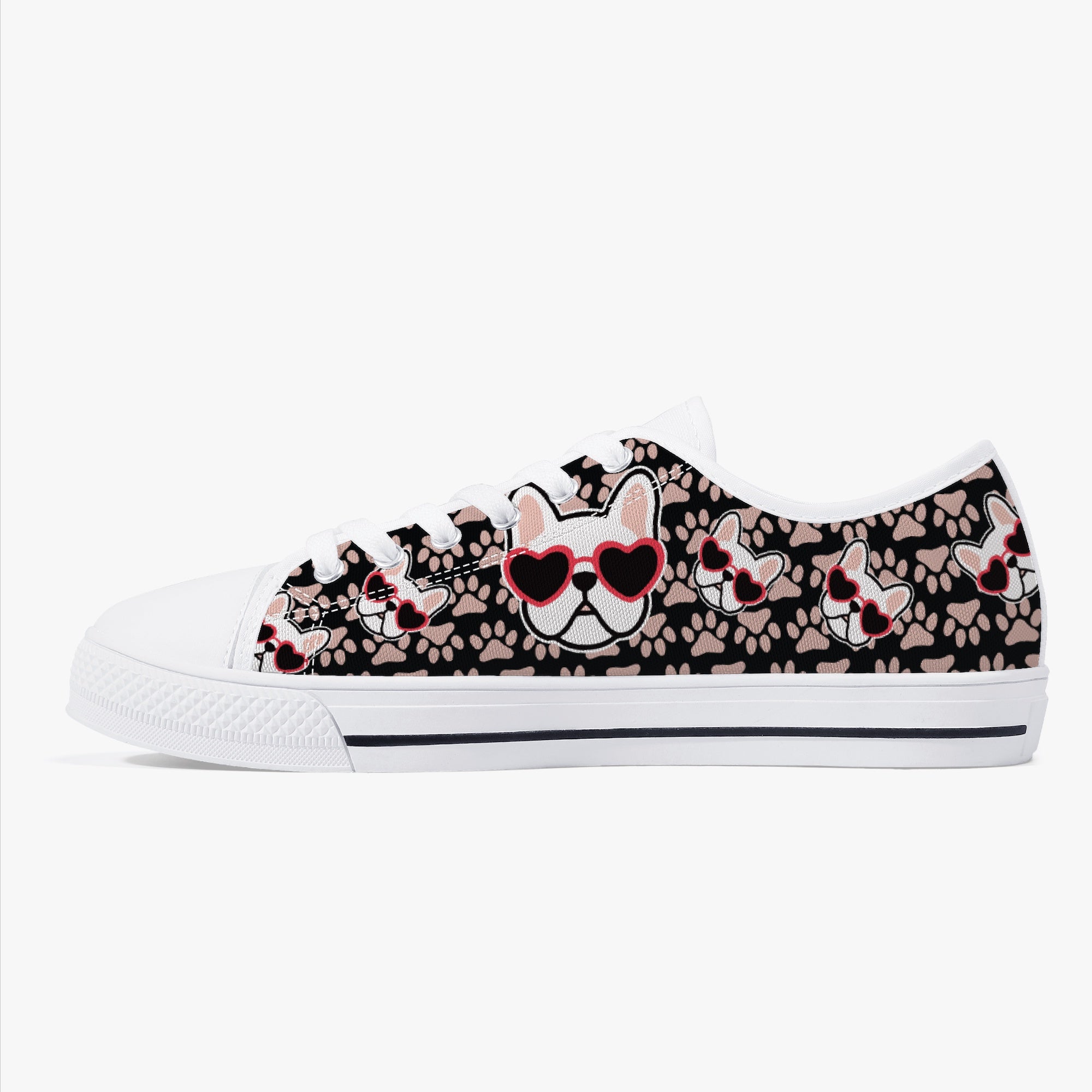 French Bulldog Classic Classic Sneakers for Dog Park Days-fadou