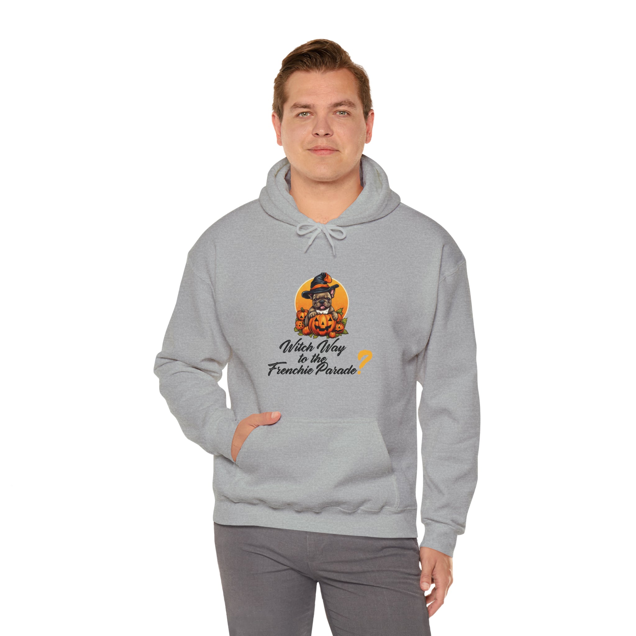 French Bulldog Halloween Fleece Hoodie for Bulldog Owners-fadou