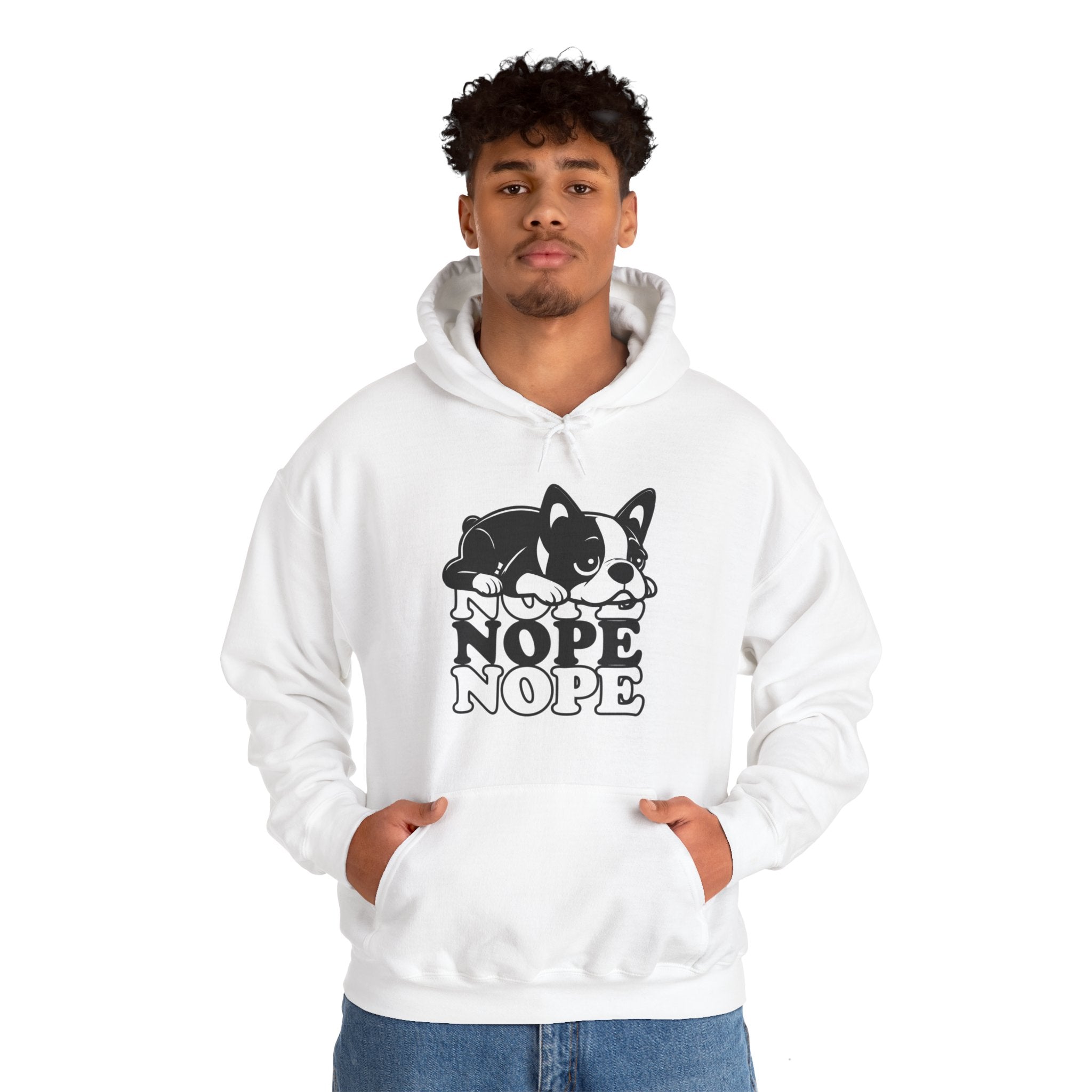 Pokey French Bulldog Fleece Hoodie for Frenchie Enthusiasts-fadou