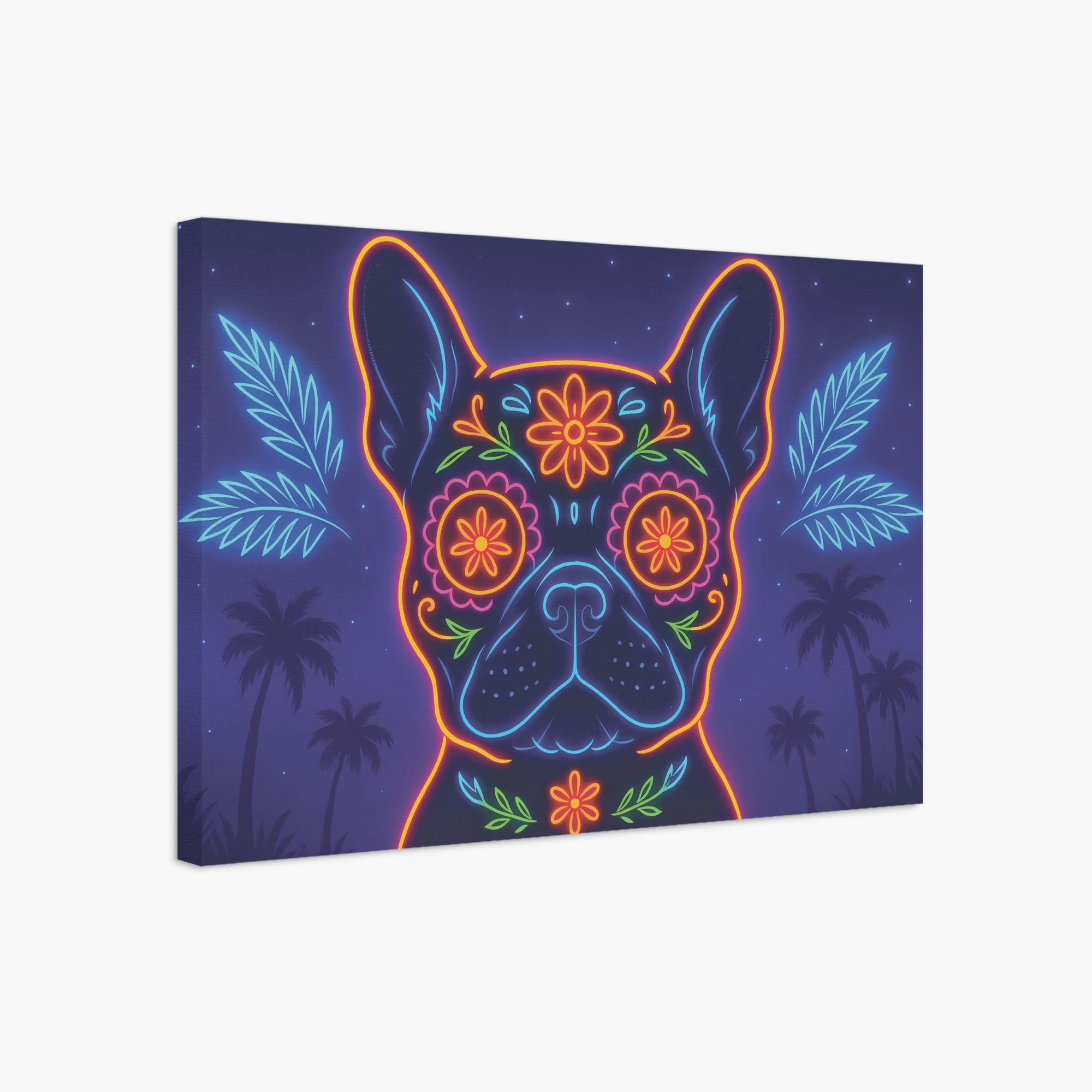 French Bulldog Adorable Canvas Wall Art for Pet Parents-fadou