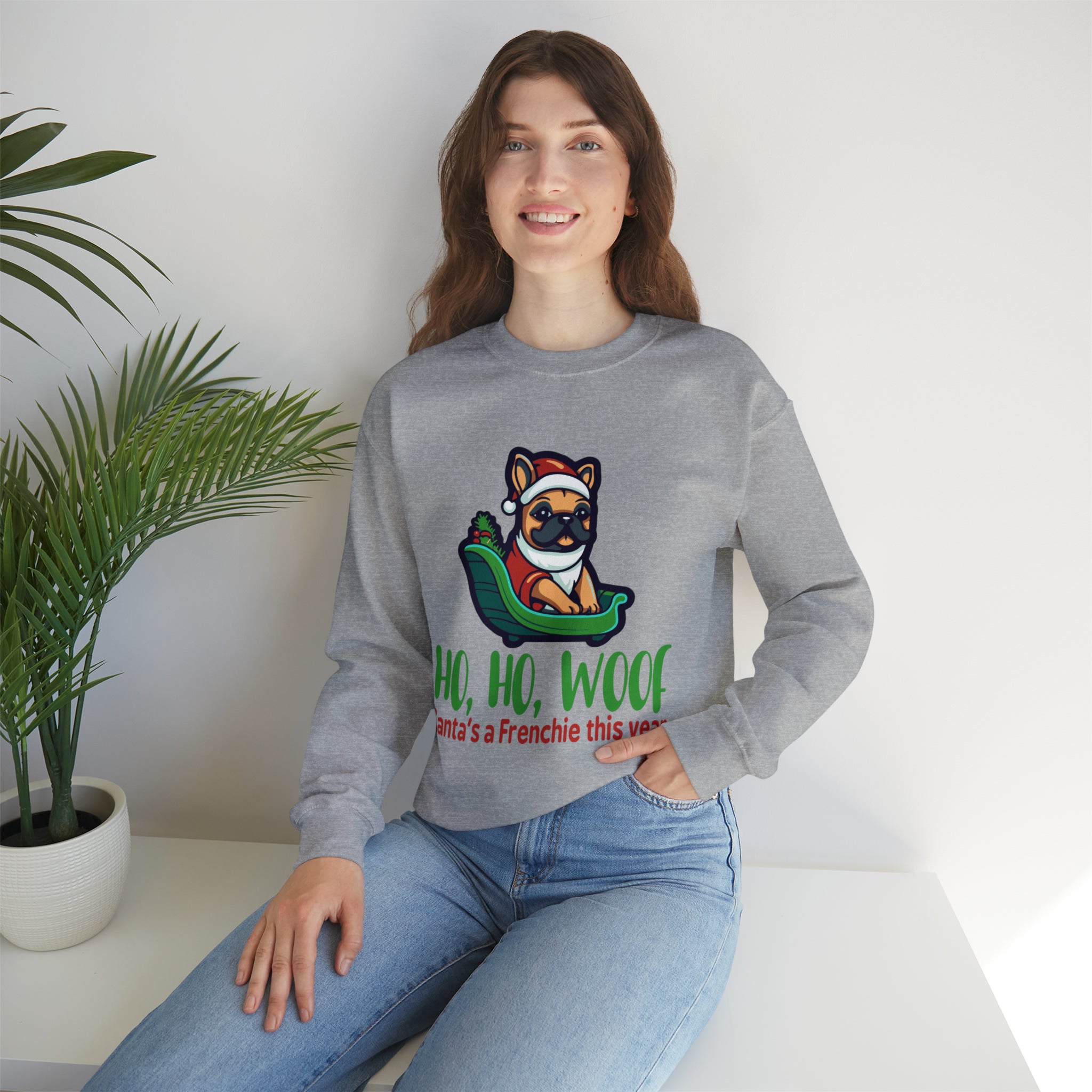 Holly French Bulldog Pet Parent Pullover for Everyday Wear-fadou