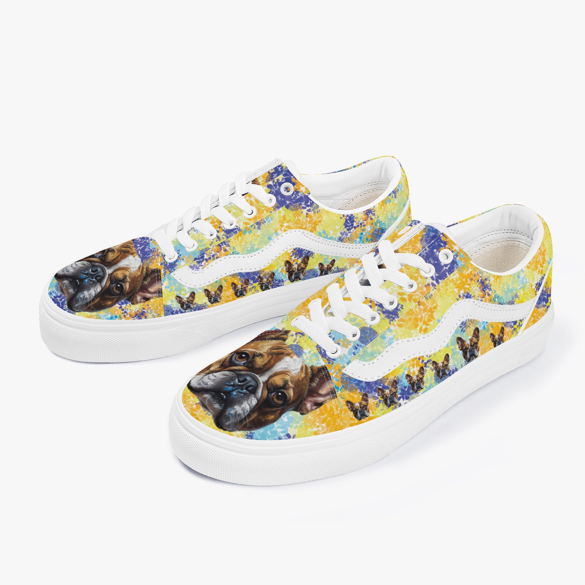 French Bulldog Trendy Casual Footwear for Bulldog Owners-fadou