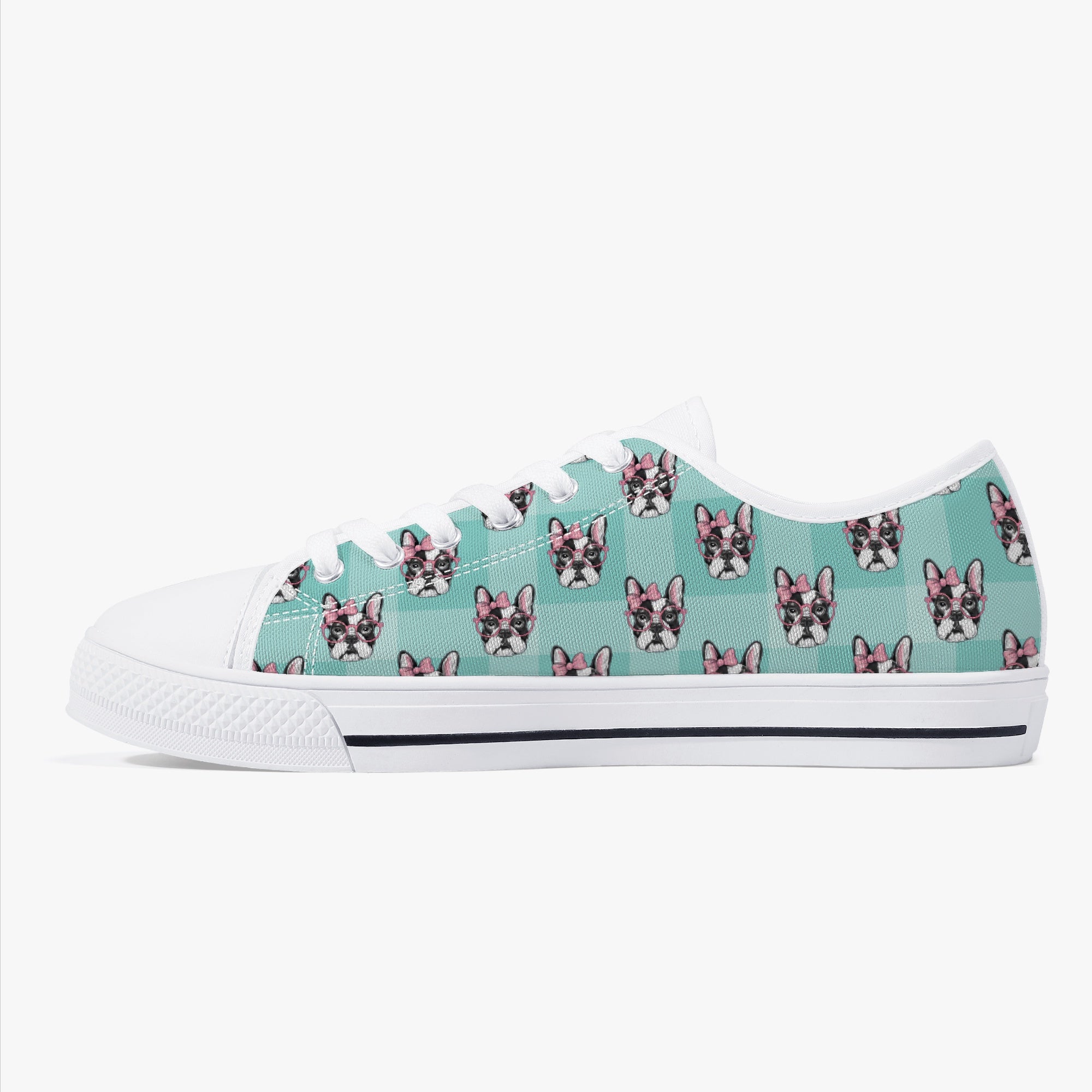 French Bulldog Casual Footwear for Frenchie Enthusiasts-fadou