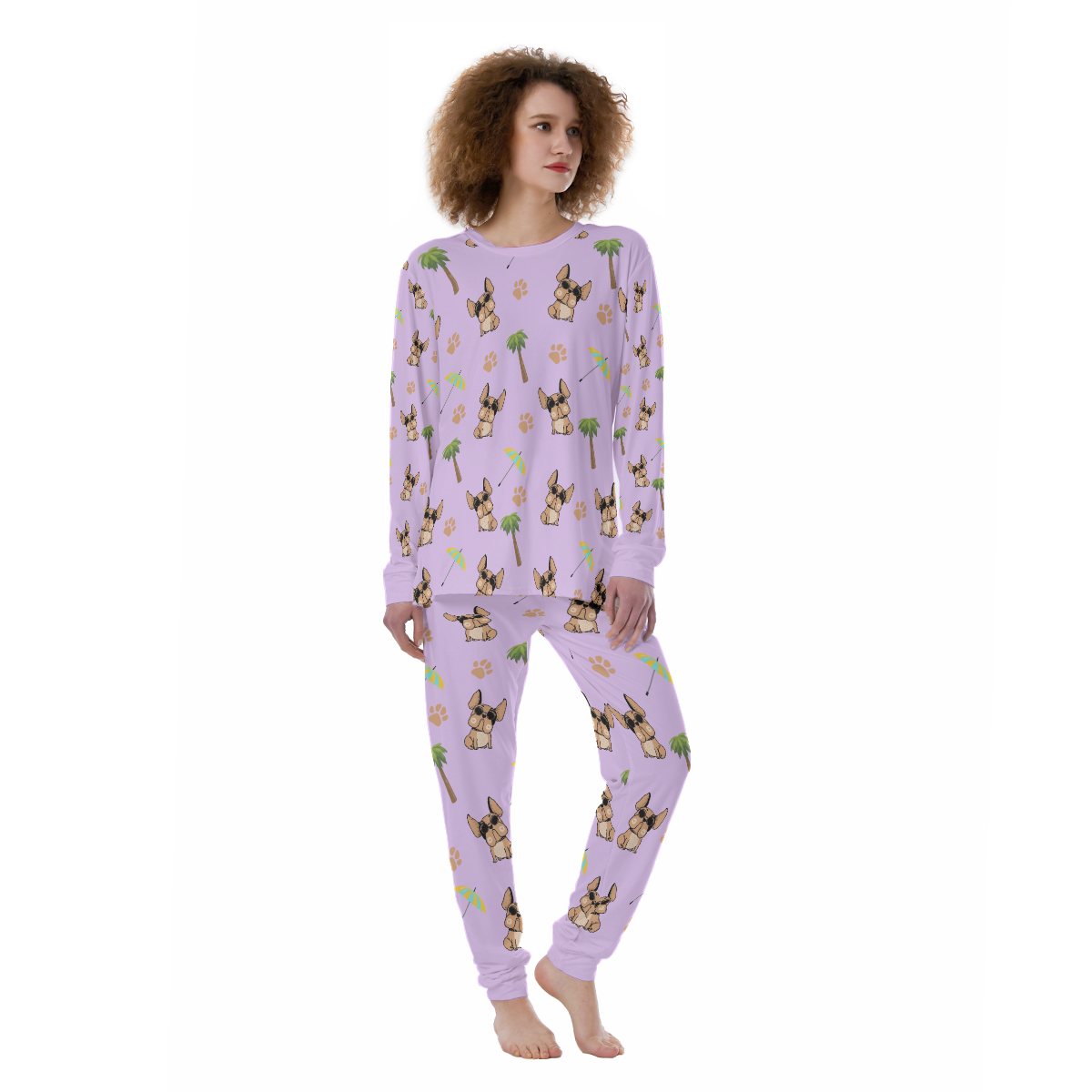 CALLIE French Bulldog Sleepwear Pajamas for Bulldog Owners-fadou