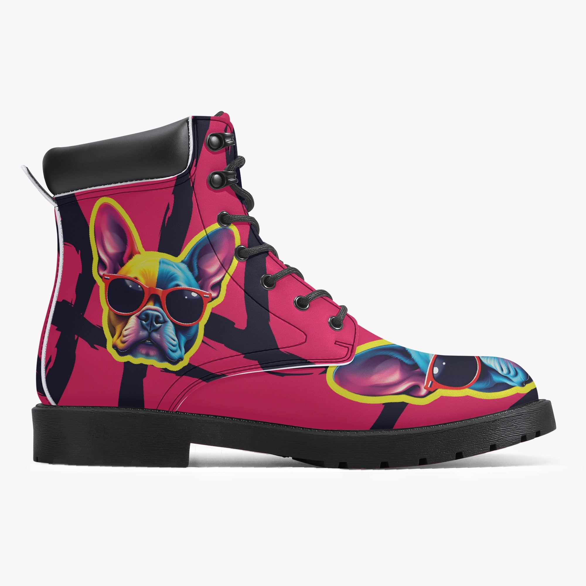 French Bulldog Casual Fashion Boots for Frenchie Enthusiasts-fadou