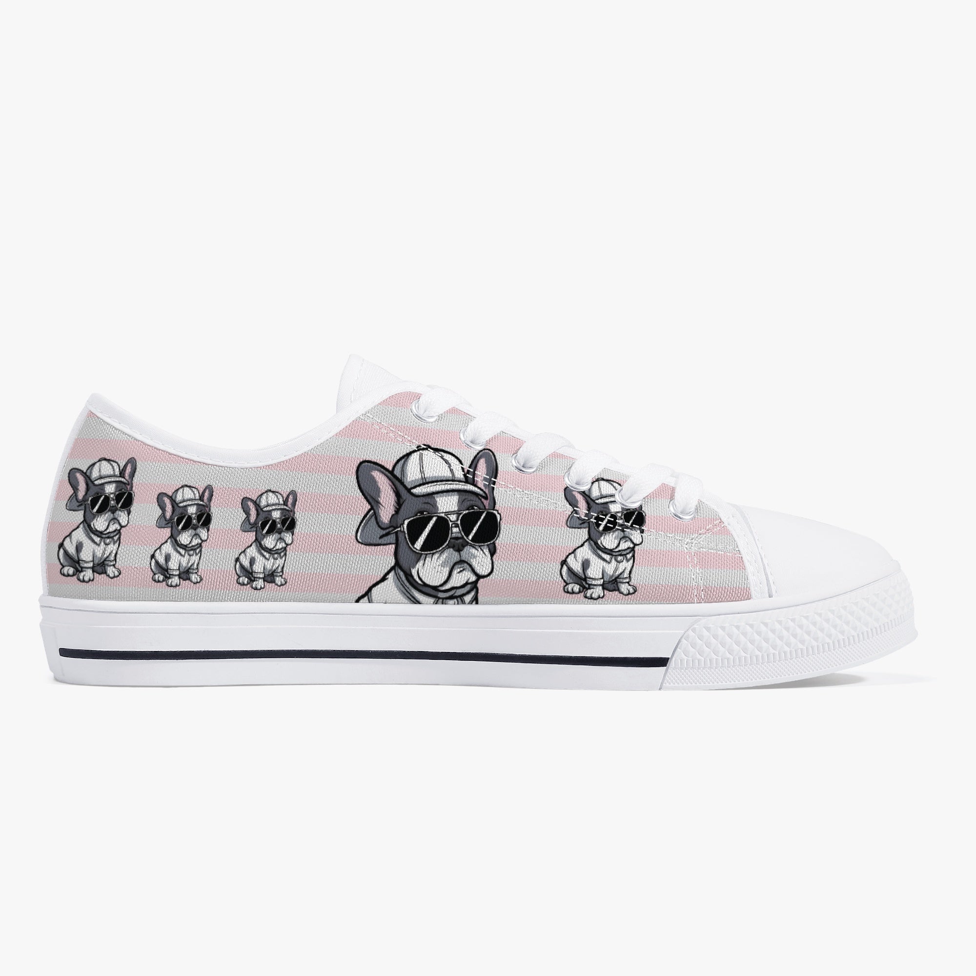 French Bulldog Classic Classic Sneakers for Pet Culture-fadou