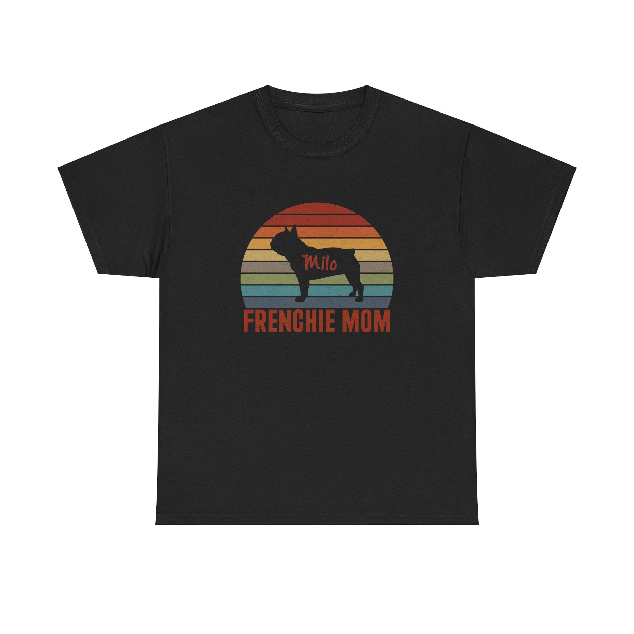 French Bulldog Custom Cotton T-Shirt for Dog Moms & Dads-fadou