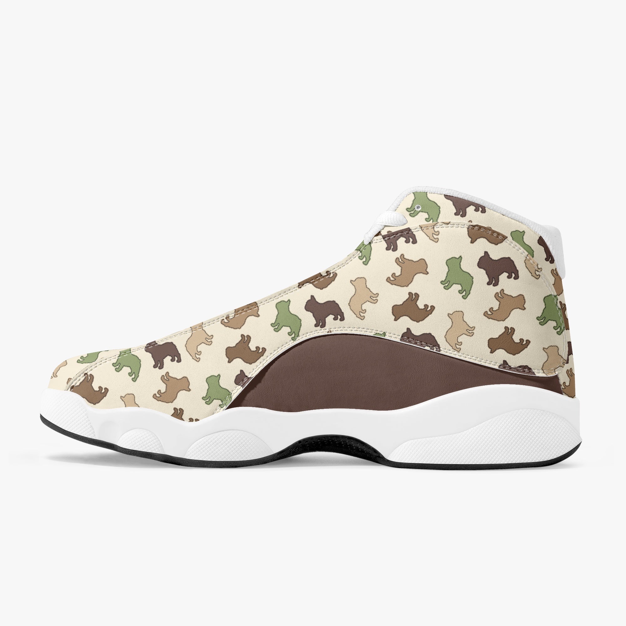 Biggie French Bulldog High-Top Shoes for Bulldog Owners-fadou