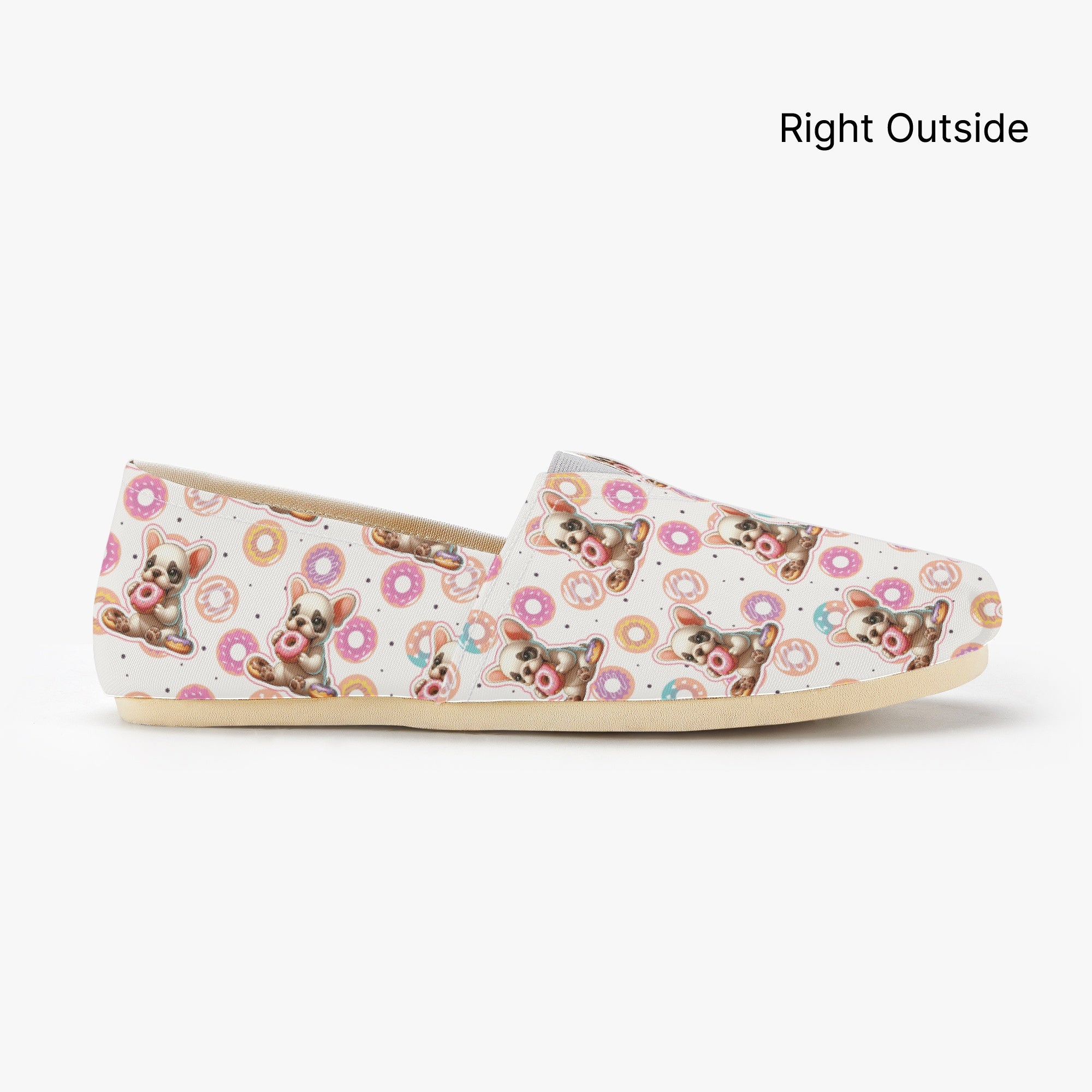 Capybara Casual Canvas Sneakers for Frenchie Enthusiasts-fadou