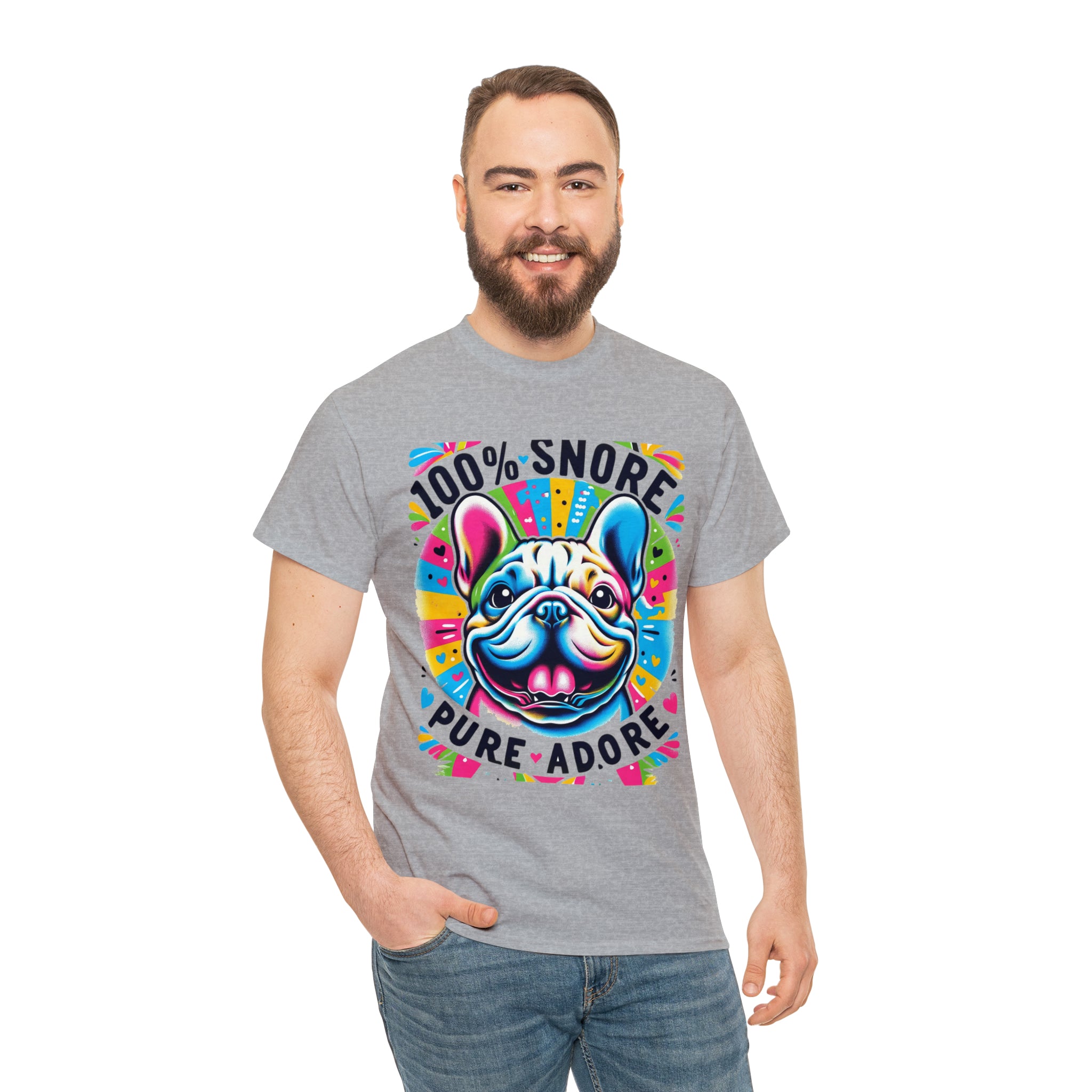 Frenchie Cotton Cotton T-Shirt for Frenchie Enthusiasts-fadou