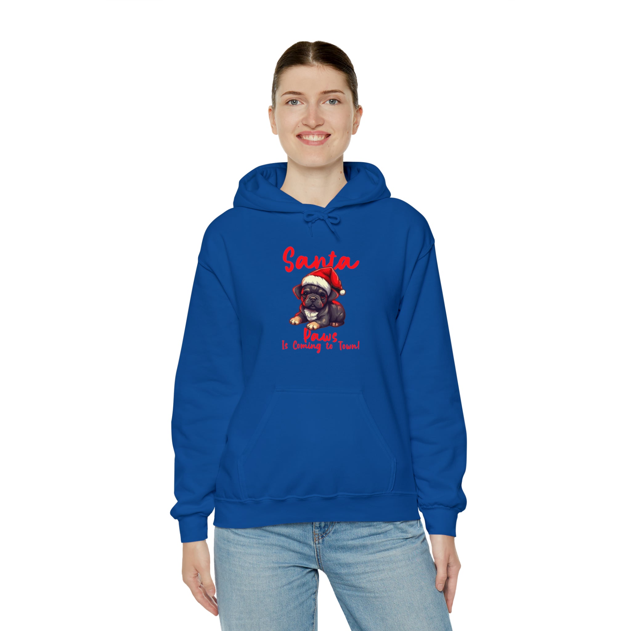 Santa French Bulldog Pet Parent Pullover for Dog Park Days-fadou