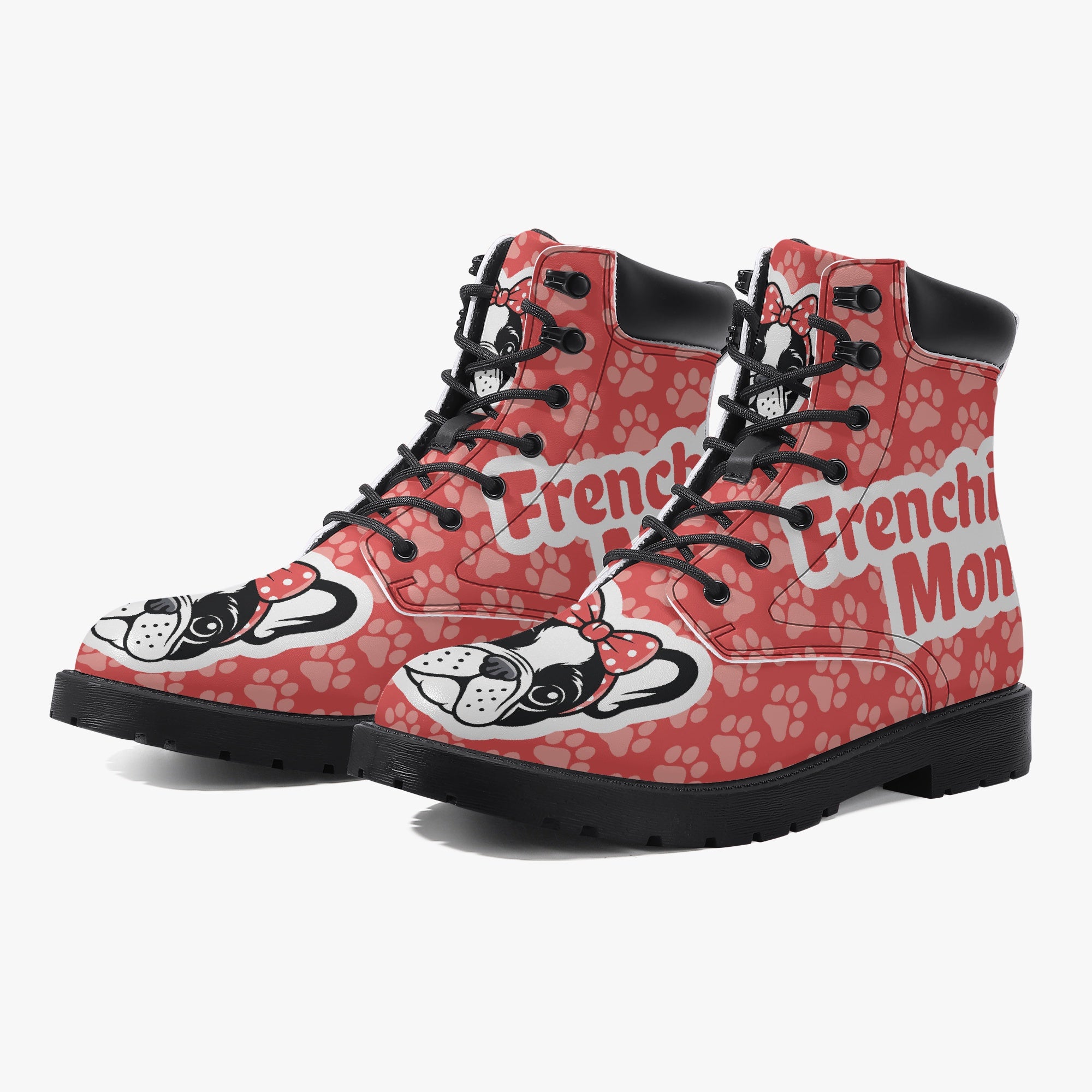 Marcel French Bulldog Casual Boots for Frenchie Enthusiasts-fadou