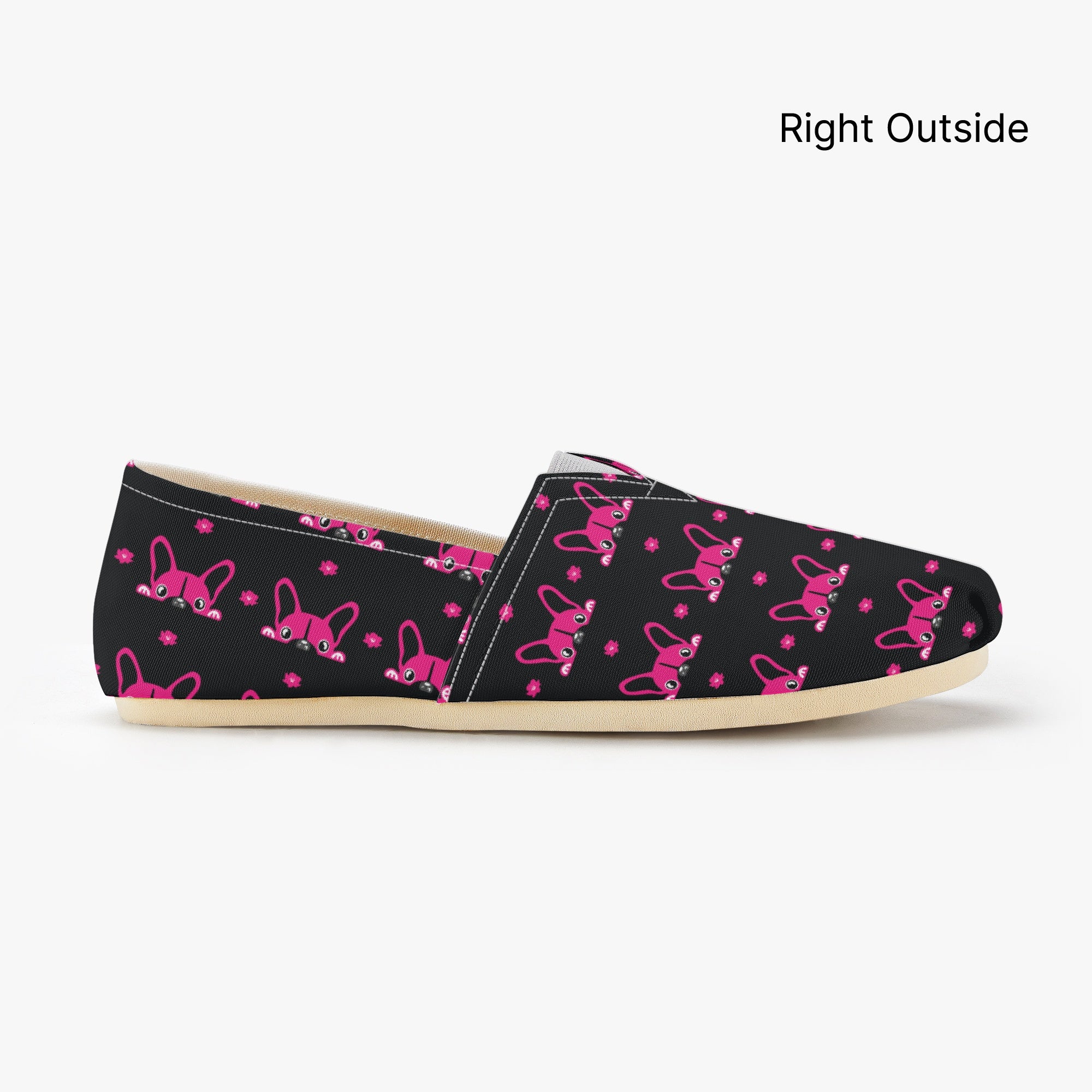 French Bulldog Casual Casual Footwear for Dog Park Days-fadou