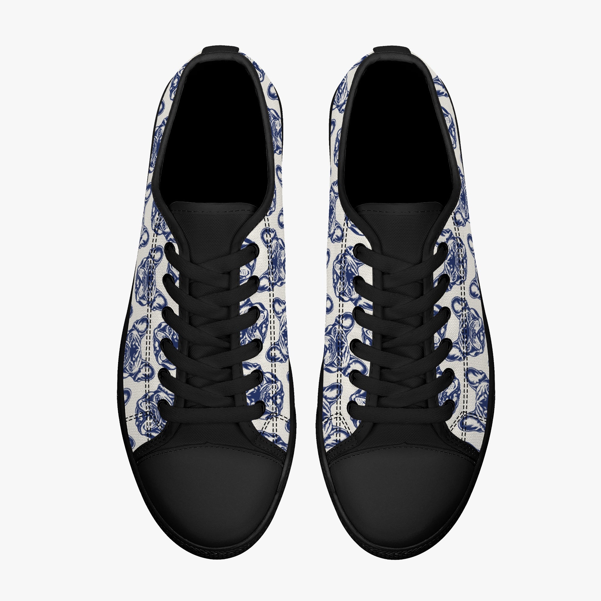 French Bulldog Classic Classic Sneakers for Everyday Wear-fadou