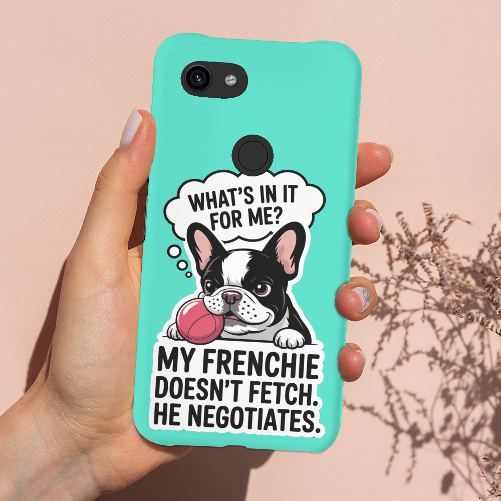 Bandit French Bulldog Phone Case for Frenchie Enthusiasts-fadou