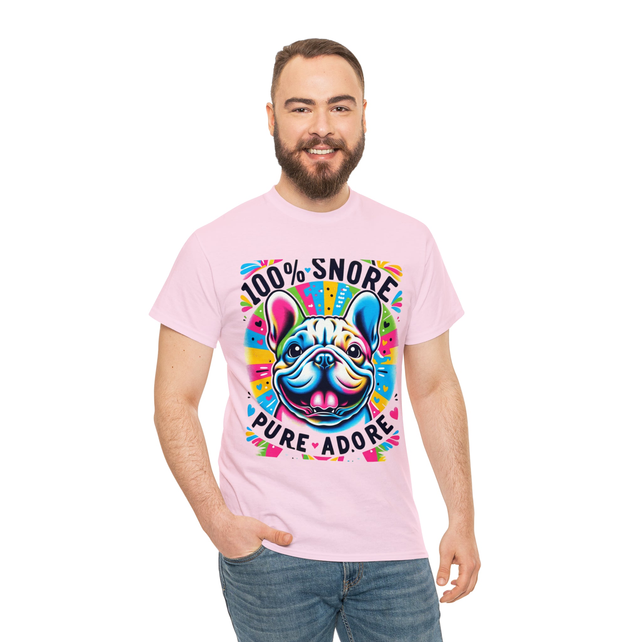 Frenchie Cotton Cotton T-Shirt for Frenchie Enthusiasts-fadou