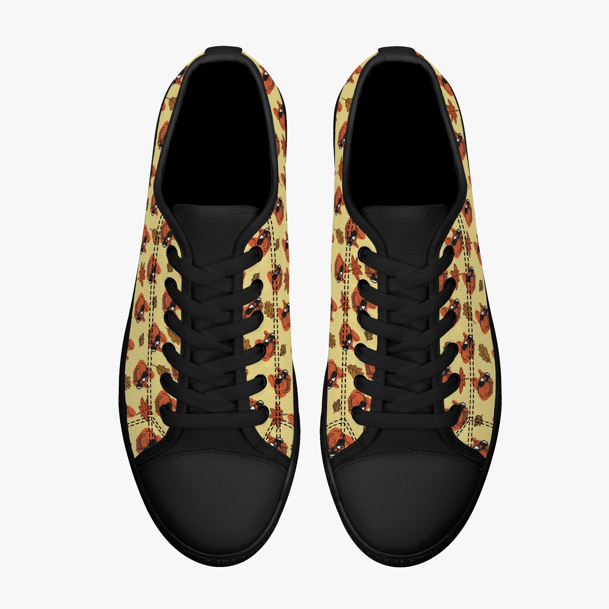 Low-Top Classic Casual Footwear for Frenchie Enthusiasts-fadou