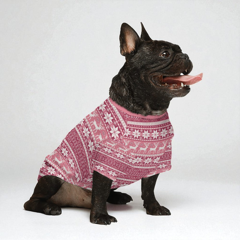 French Bulldog Christmas Warm Knitwear for Training Sessions-fadou