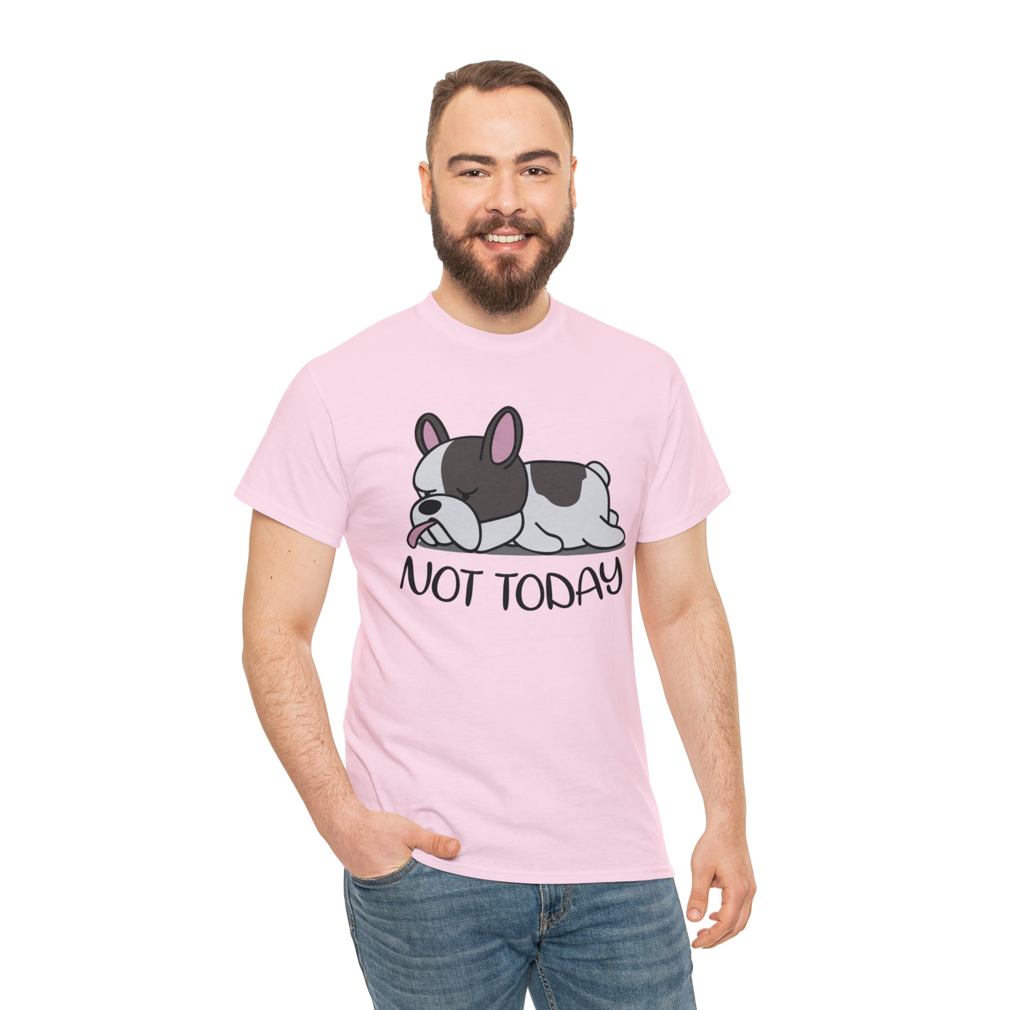 French Bulldog Cotton Cotton T-Shirt for Dog Moms & Dads-fadou