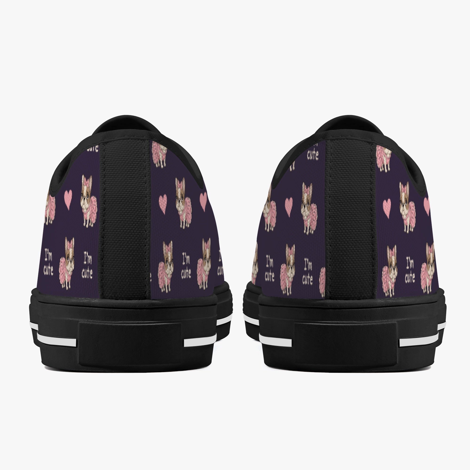 Prince Classic Canvas Sneakers for Frenchie Enthusiasts-fadou