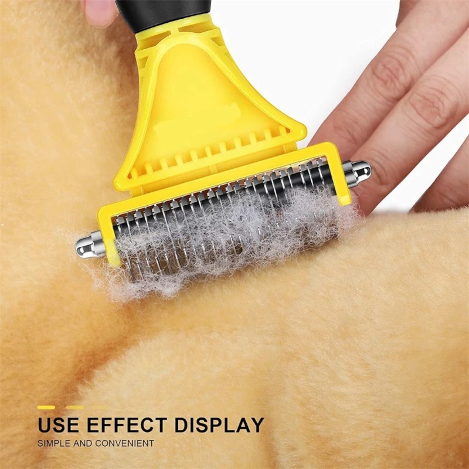 Combix French Bulldog Grooming Brush for Short-Nosed Dogs-fadou