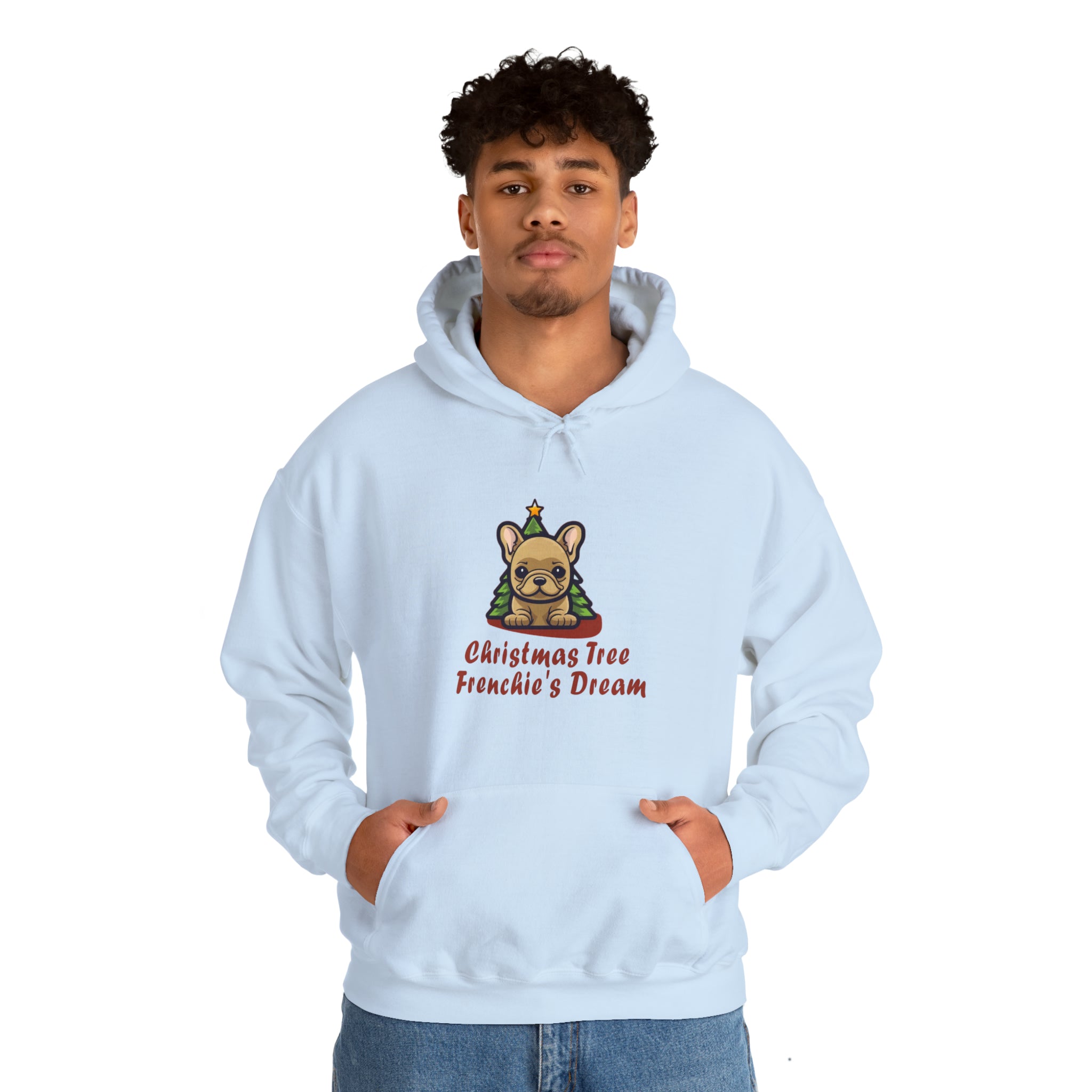 Frenchie's Dream Unisex Hoodie for Daily Walks and Play-fadou