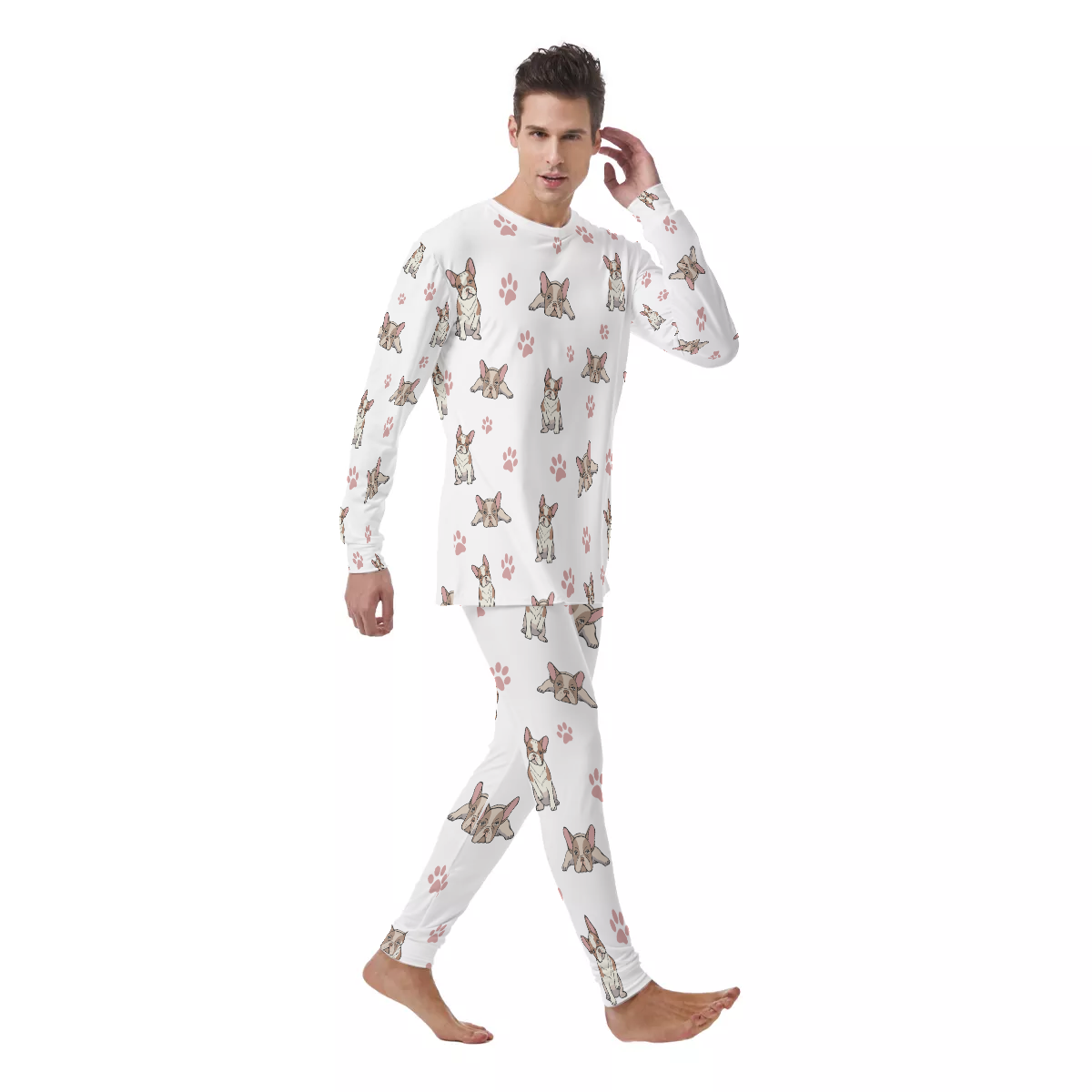 LEO French Bulldog Sleepwear Pajamas for Dog Moms & Dads-fadou