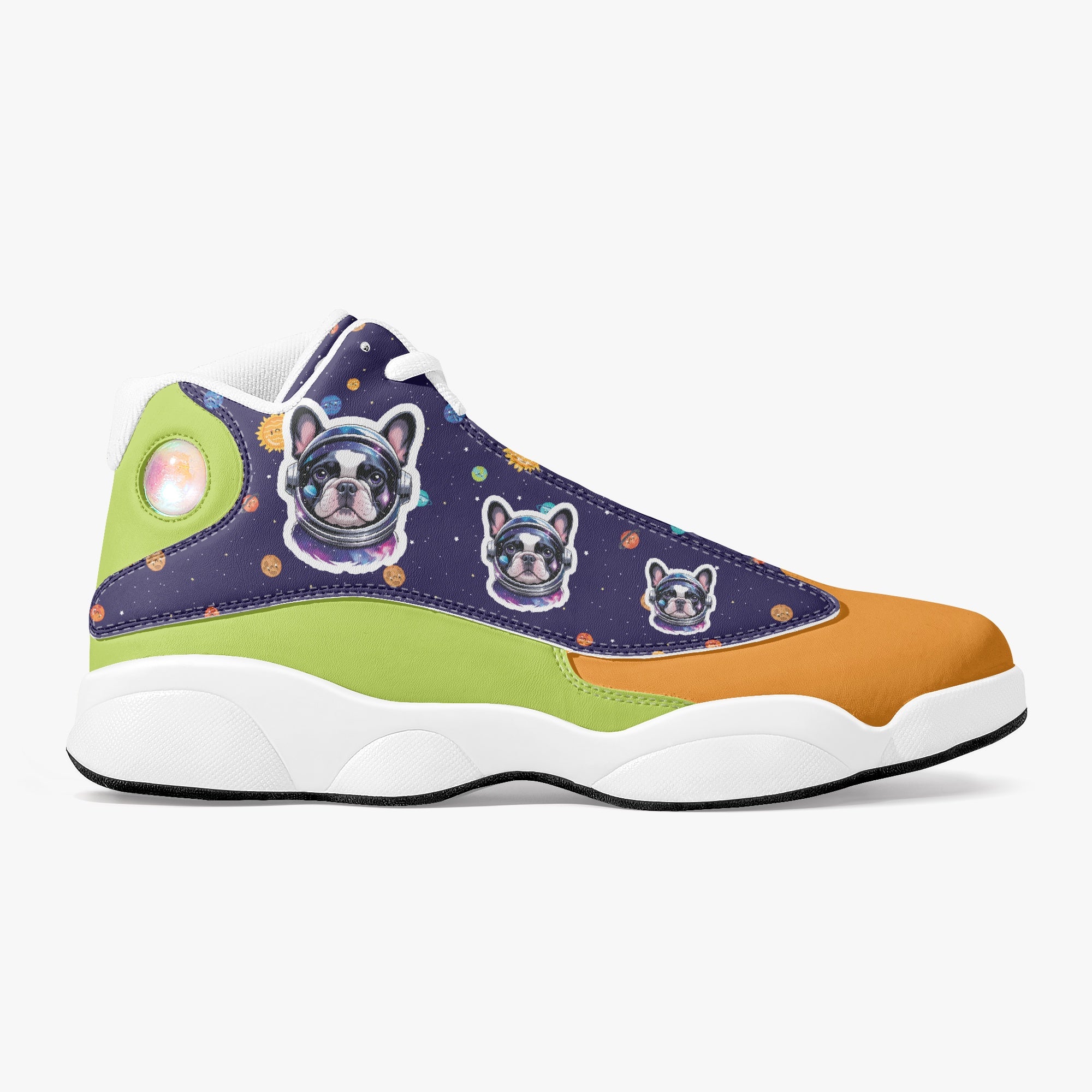 Cleo French Bulldog High-Top Shoes for Frenchie Enthusiasts-fadou
