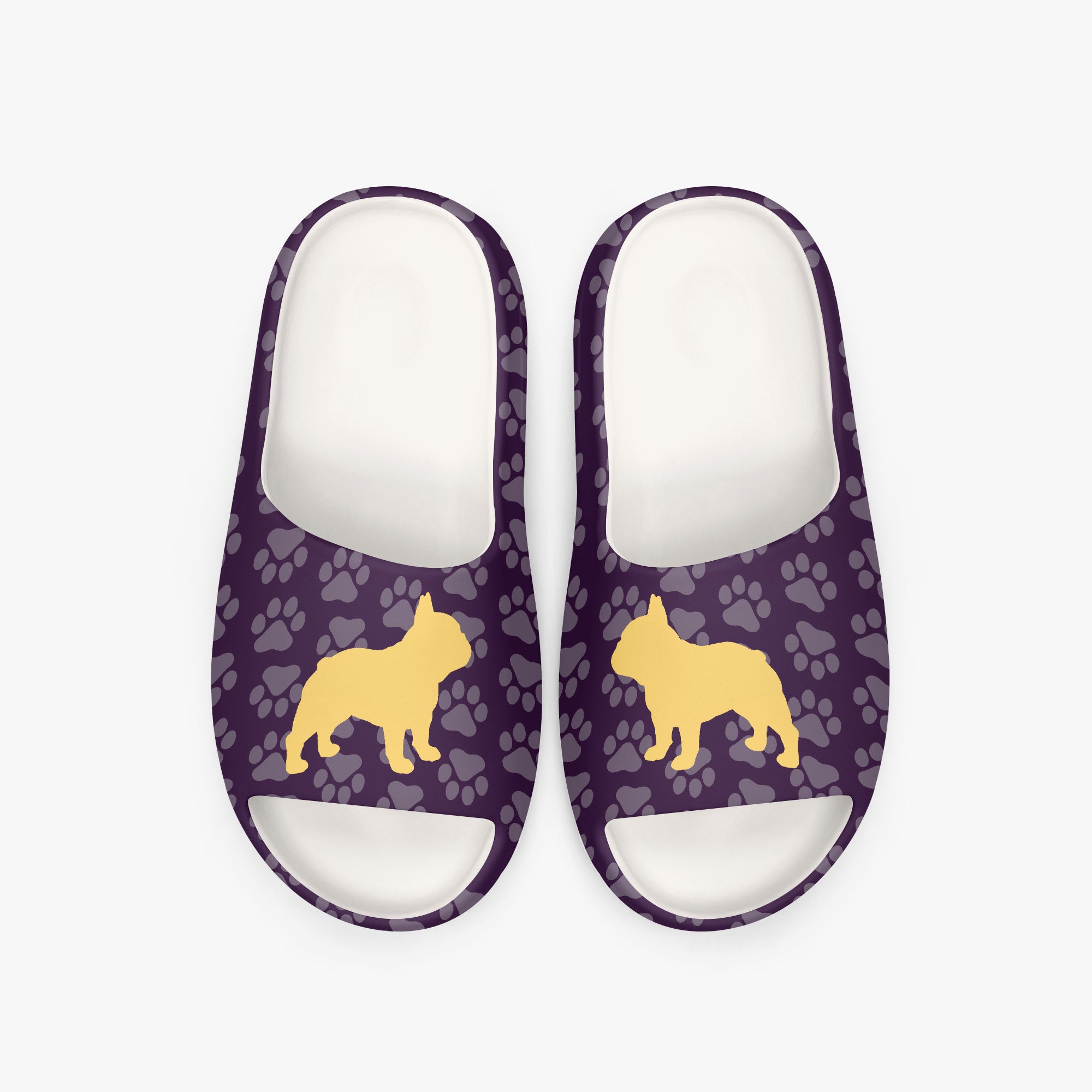 Benson French Bulldog Summer Slides for Dog Moms & Dads-fadou