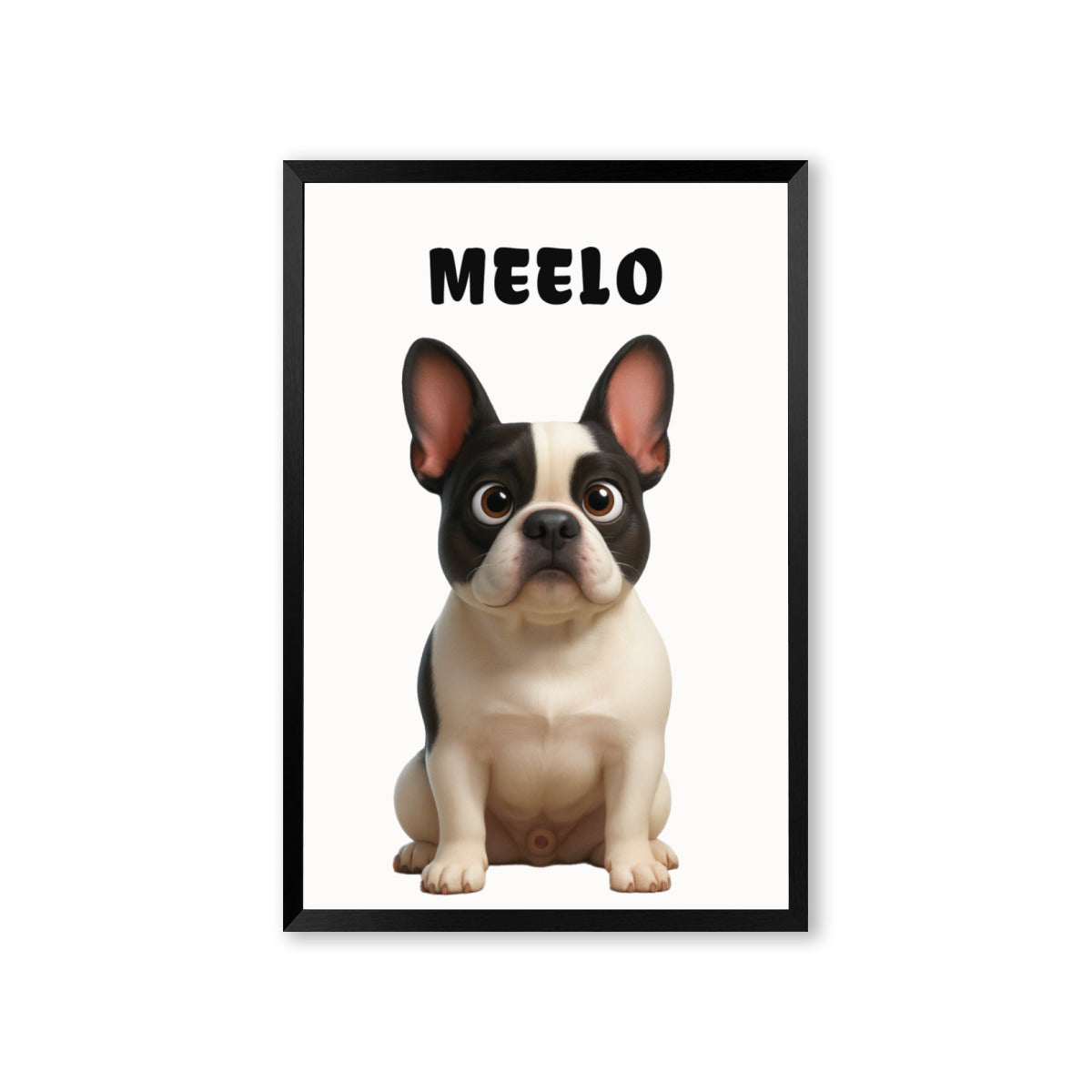 Frenchie Personalized Decorative Canvas for Pet Parents-fadou