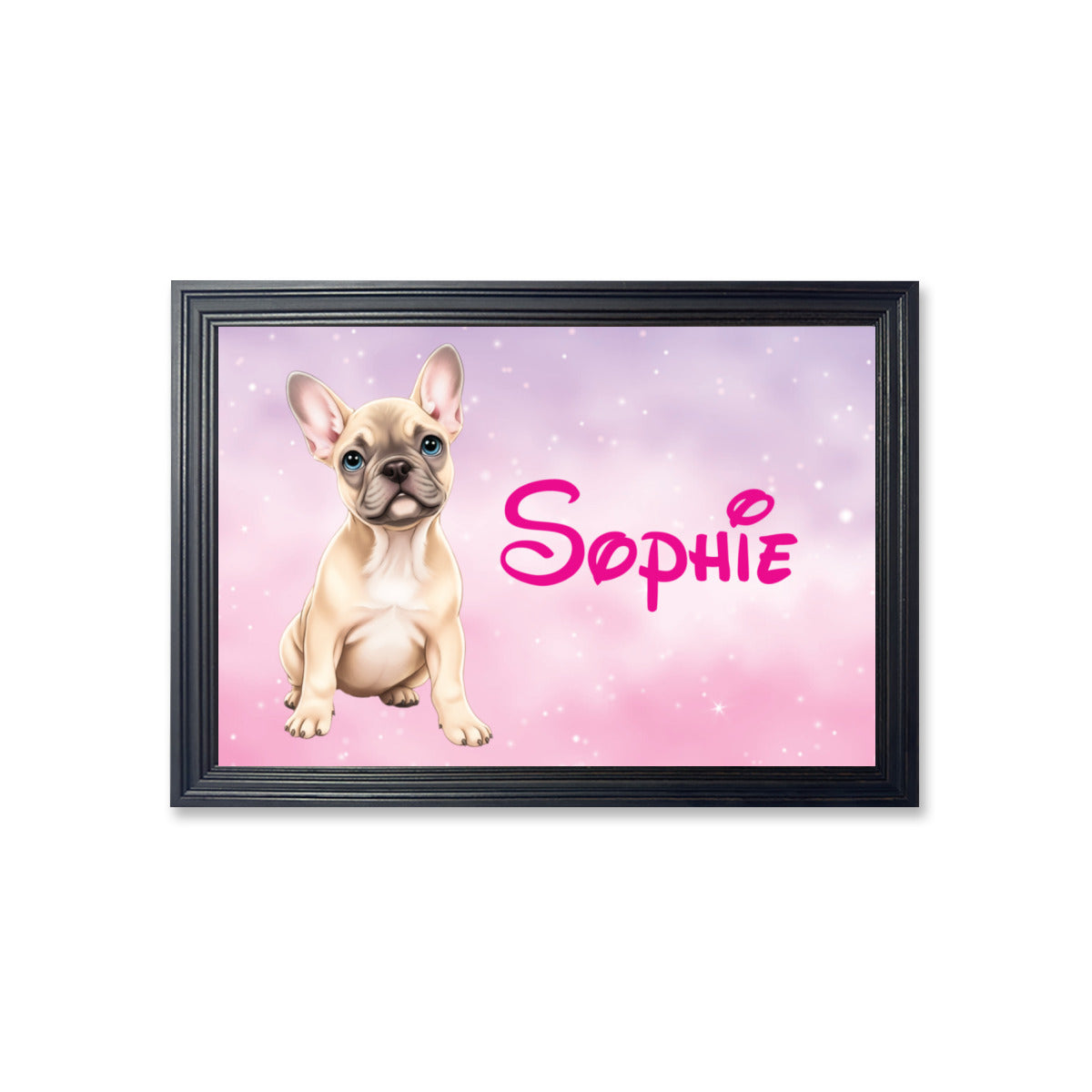 Frenchie Personalized Canvas Wall Art for Frenchie Enthusiasts-fadou