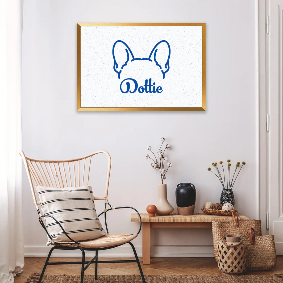 French Bulldog Personalized Canvas Wall Art for Bulldog Owners-fadou