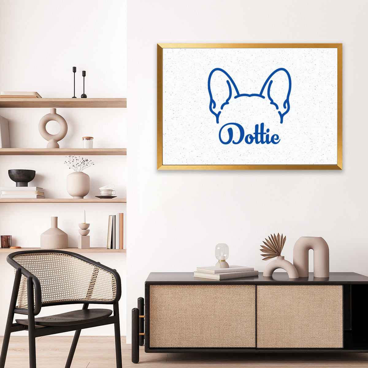 French Bulldog Personalized Canvas Wall Art for Bulldog Owners-fadou