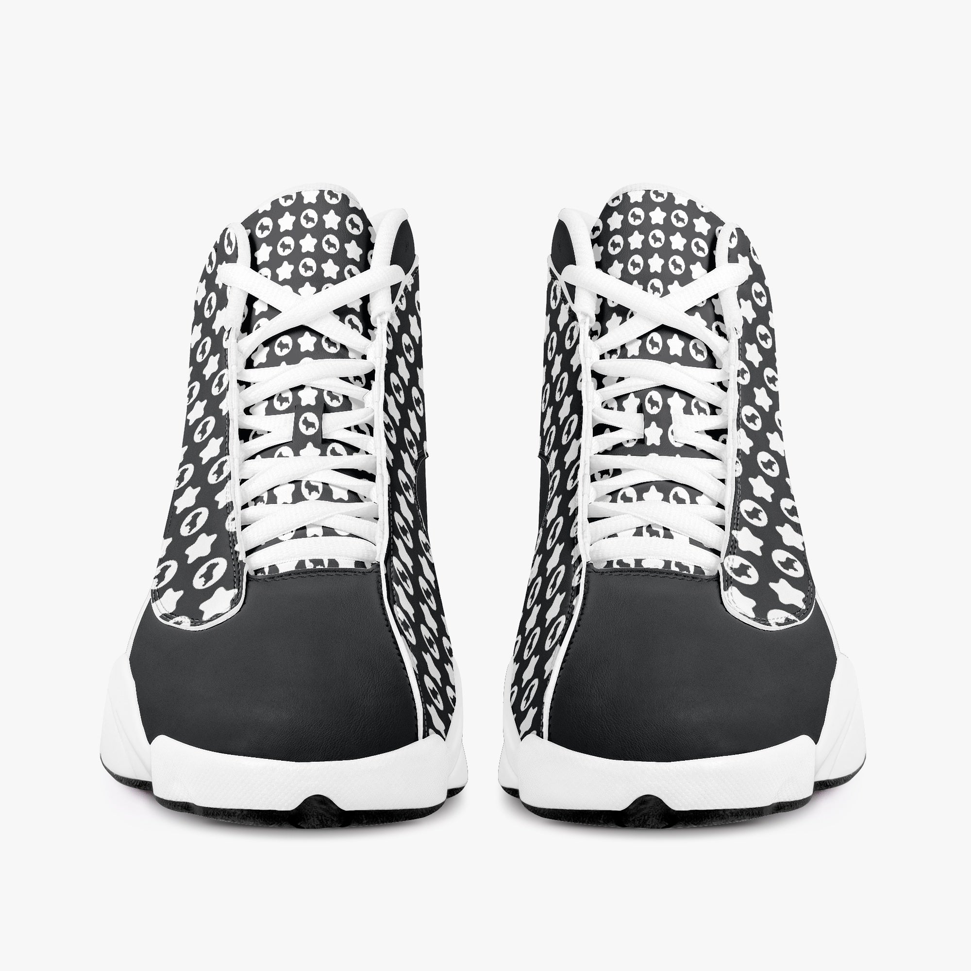 Hamilton French Bulldog High-Top Shoes for Dog Park Days-fadou