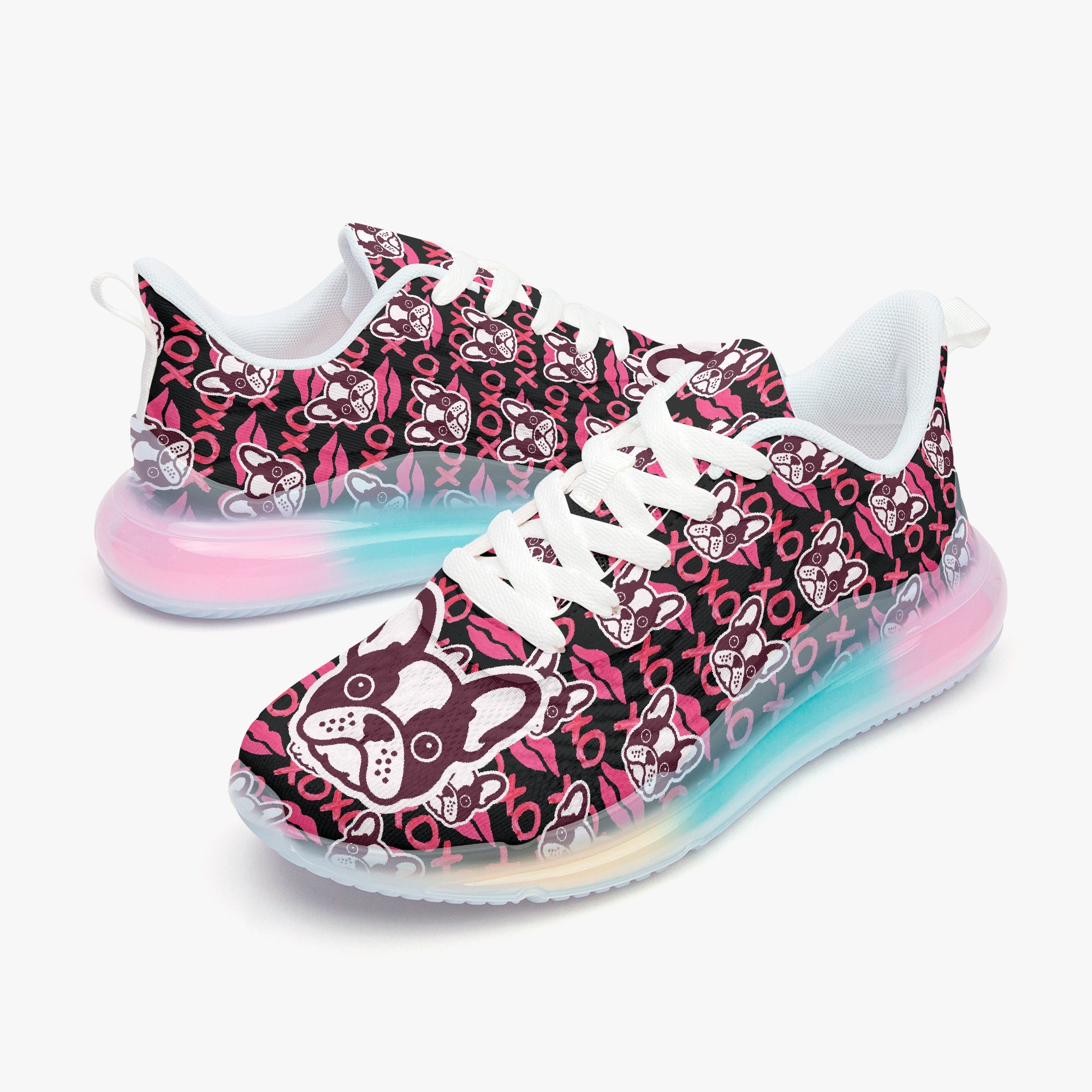 Frenchie Lightweight Classic Sneakers for Dog Park Days-fadou