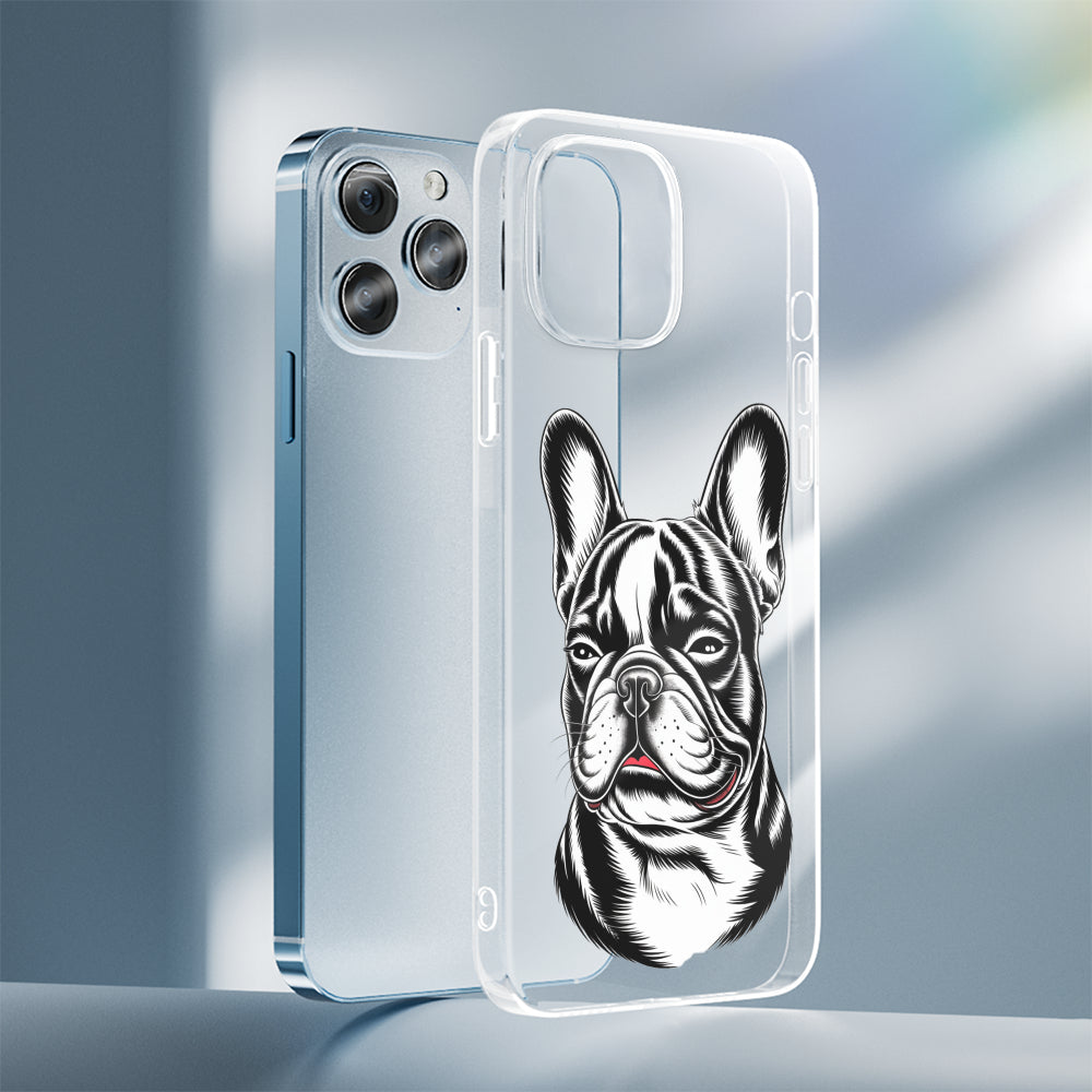French Bulldog Silicone Slim Phone Shell for Everyday Wear-fadou