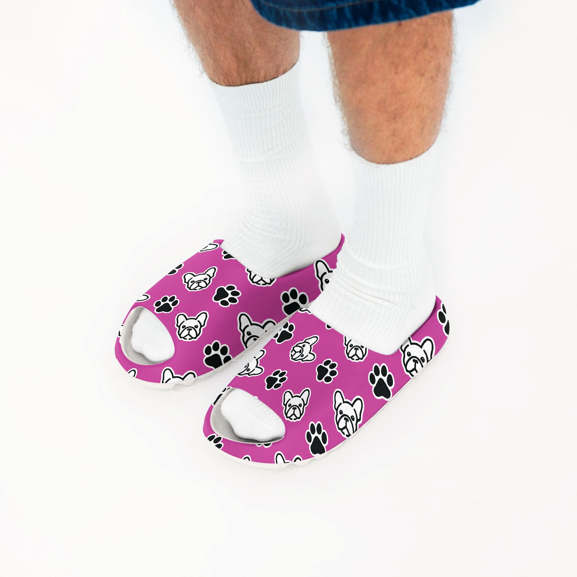 Beans French Bulldog Outdoor Sandals for Bulldog Owners-fadou