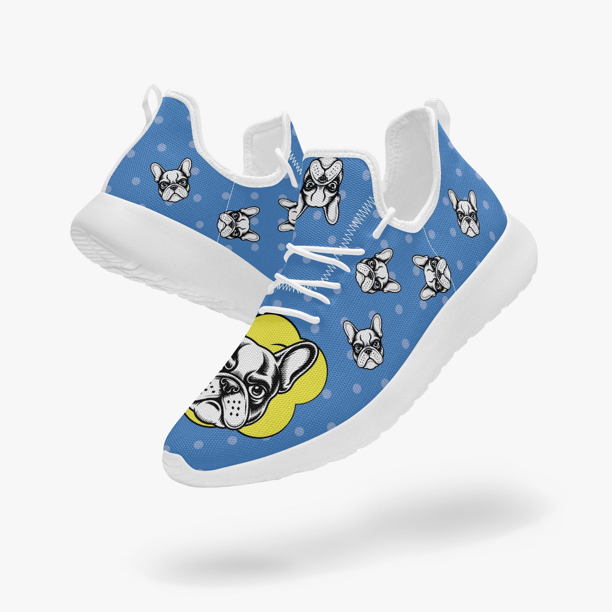 Indigo Classic Classic Sneakers for Frenchie Enthusiasts-fadou