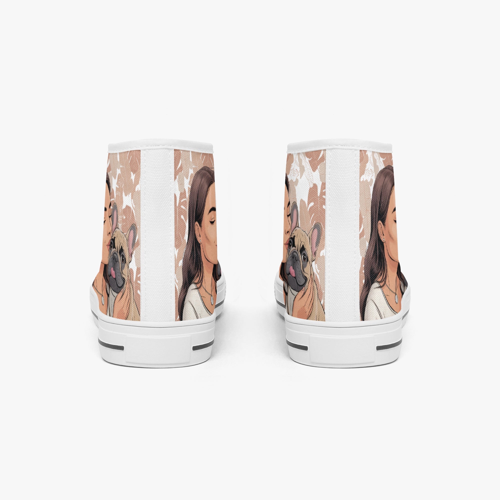 French Bulldog Classic Classic Sneakers for Frenchie Fans-fadou