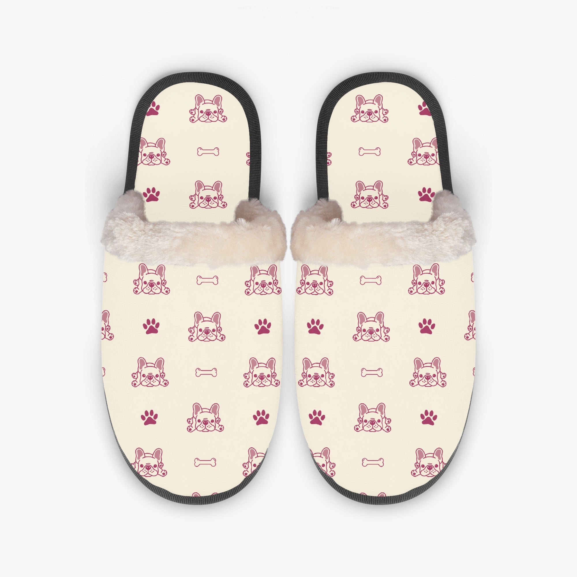 French Bulldog Winter Soft House Shoes for Dog Park Days-fadou