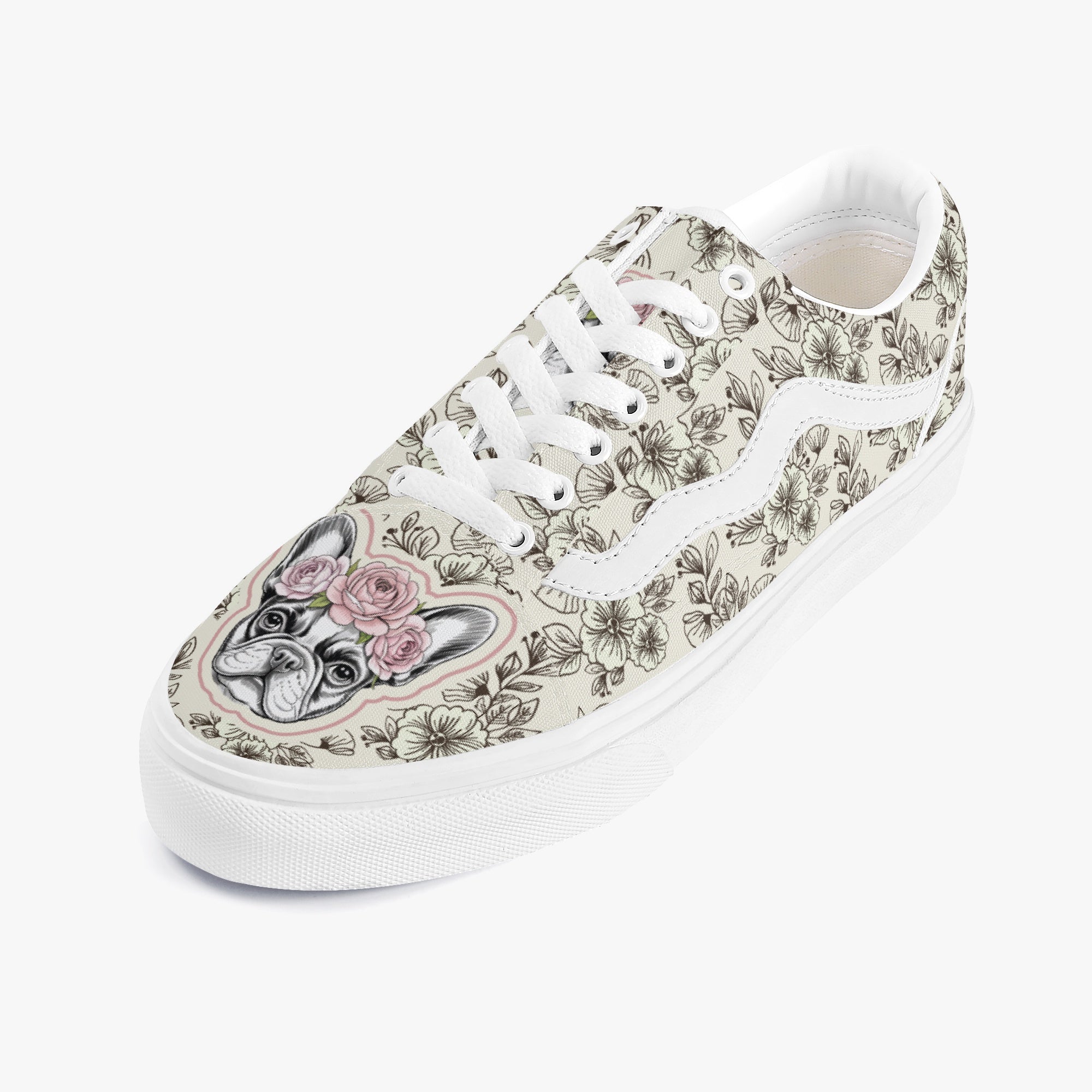 French Bulldog Trendy Classic Sneakers for Bulldog Owners-fadou