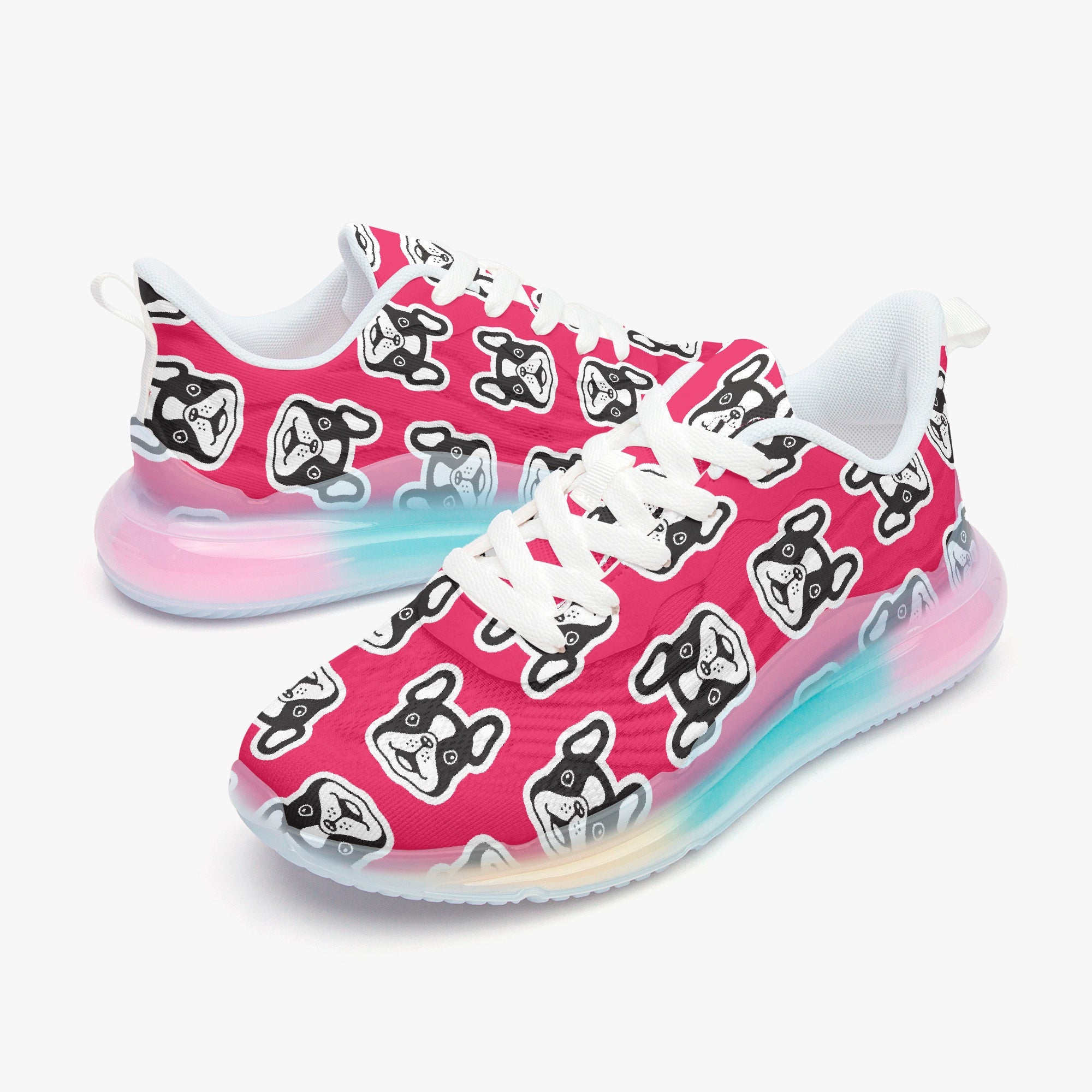 French Bulldog Lightweight Canvas Sneakers for Everyday Wear-fadou