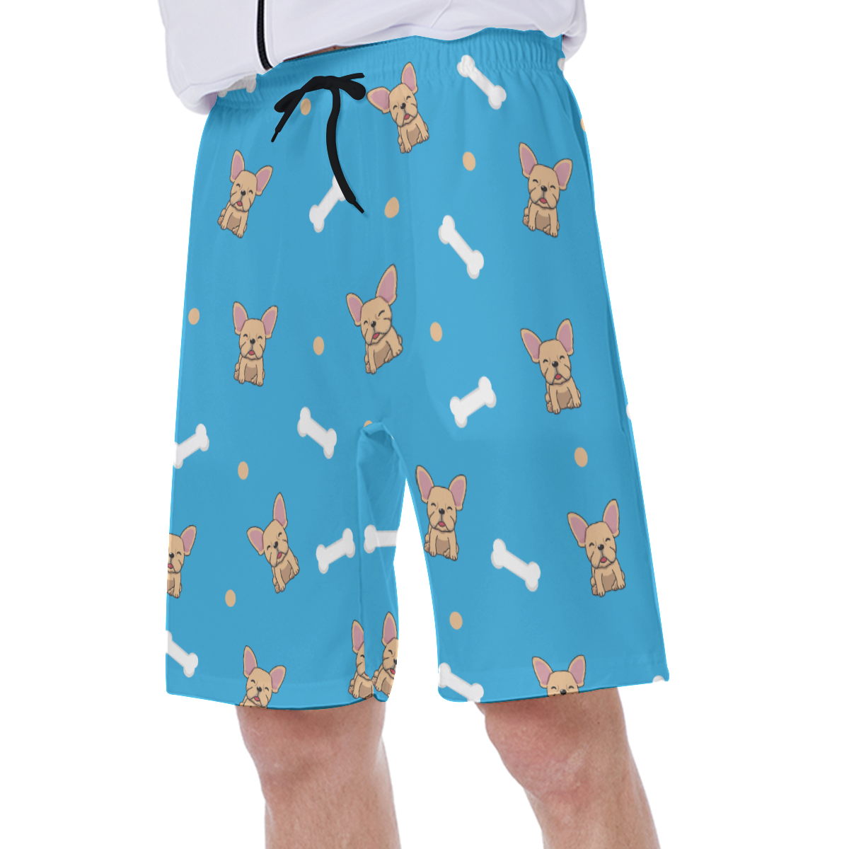 BRUCE French Bulldog Casual Shorts for Frenchie Enthusiasts-fadou