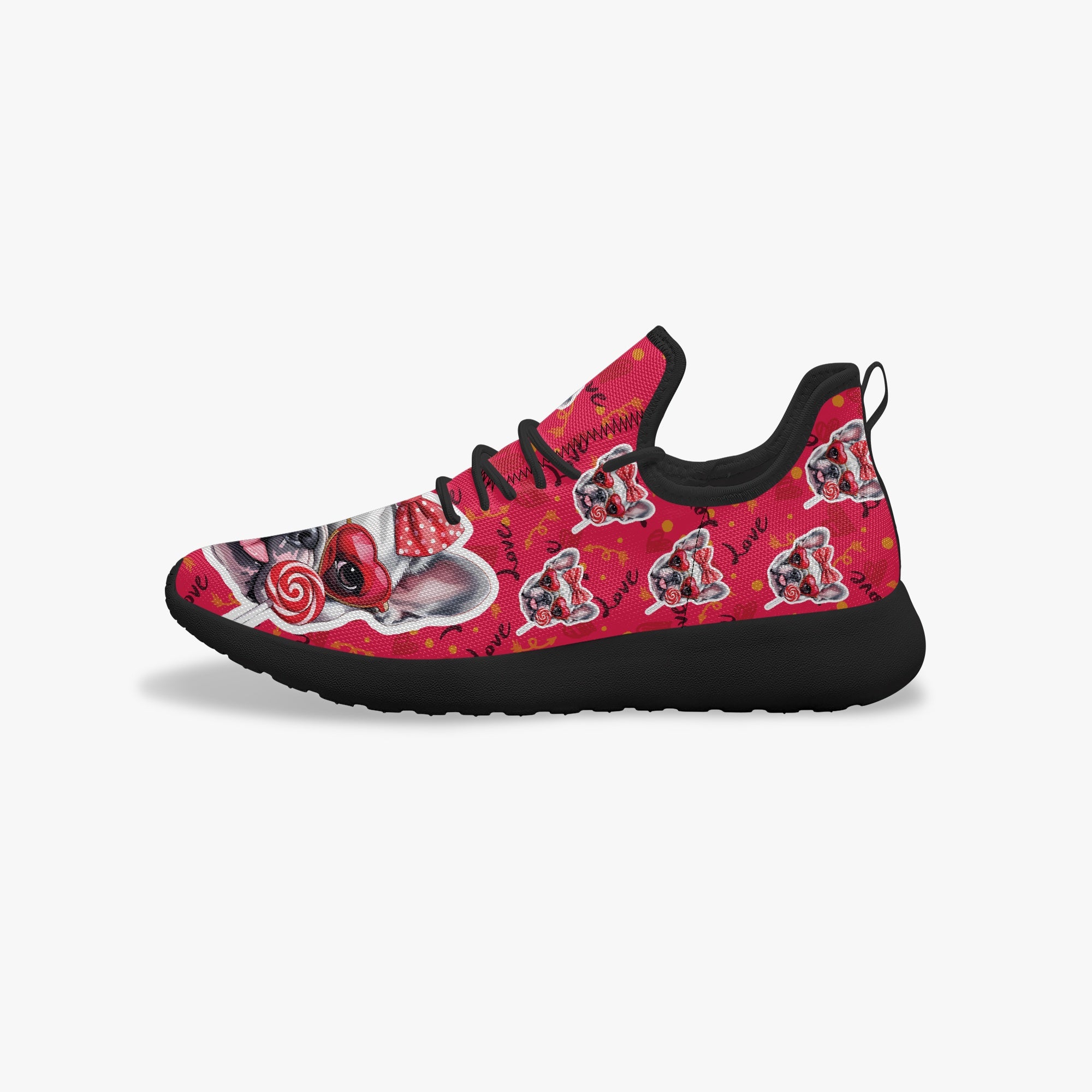 Frenchie Classic Canvas Sneakers for Frenchie Enthusiasts-fadou